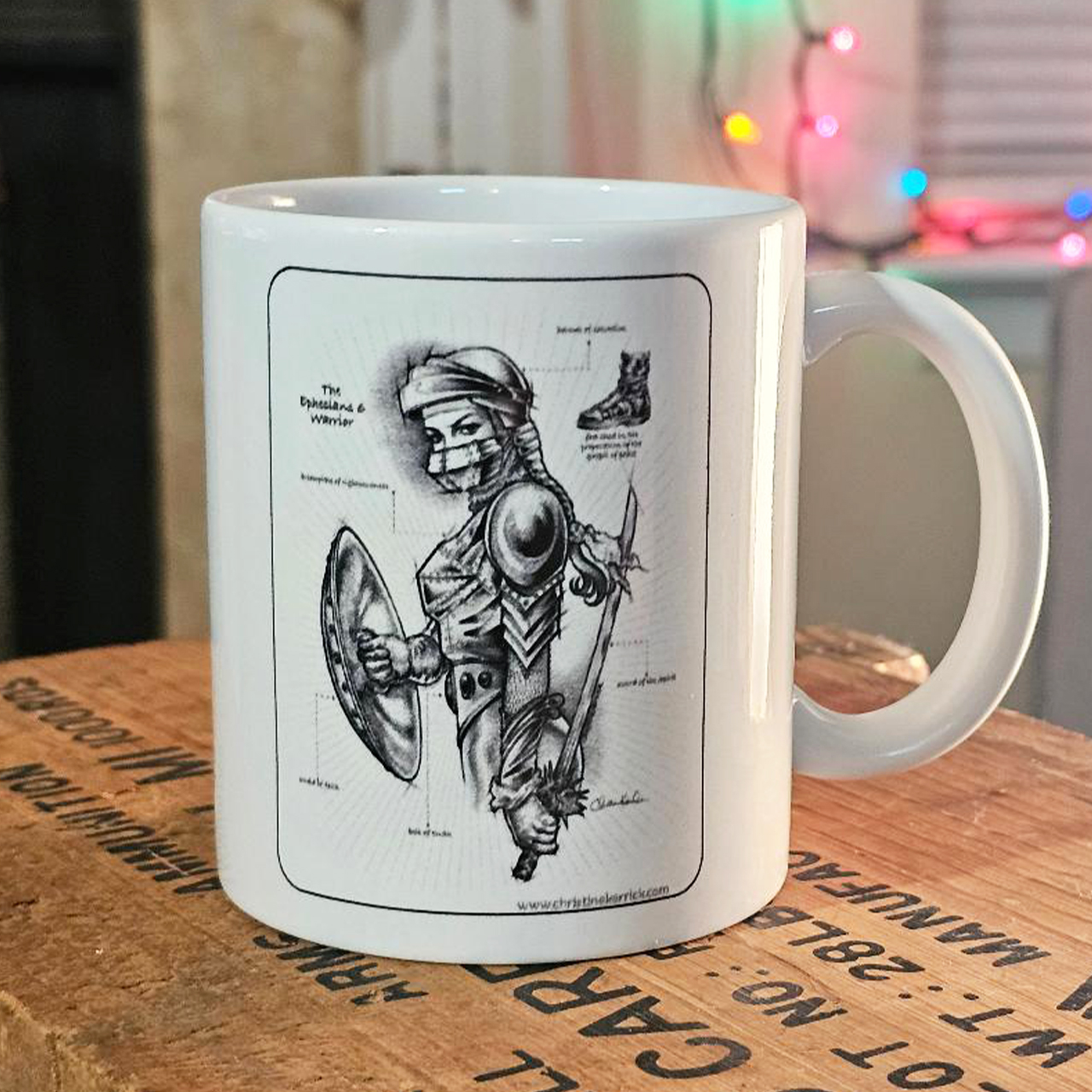 Mug 11oz Ephesians Warrior Woman Armor of God Christian Inspirational product thumbnail image Mug 11oz Ephesians Warrior Woman Armor of God Christian Inspirational product thumbnail image