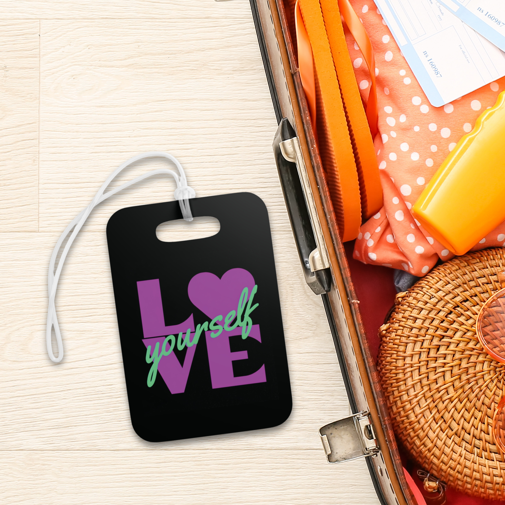 Personalized OT7 Love Luggage Tag product thumbnail image Personalized OT7 Love Luggage Tag product thumbnail image