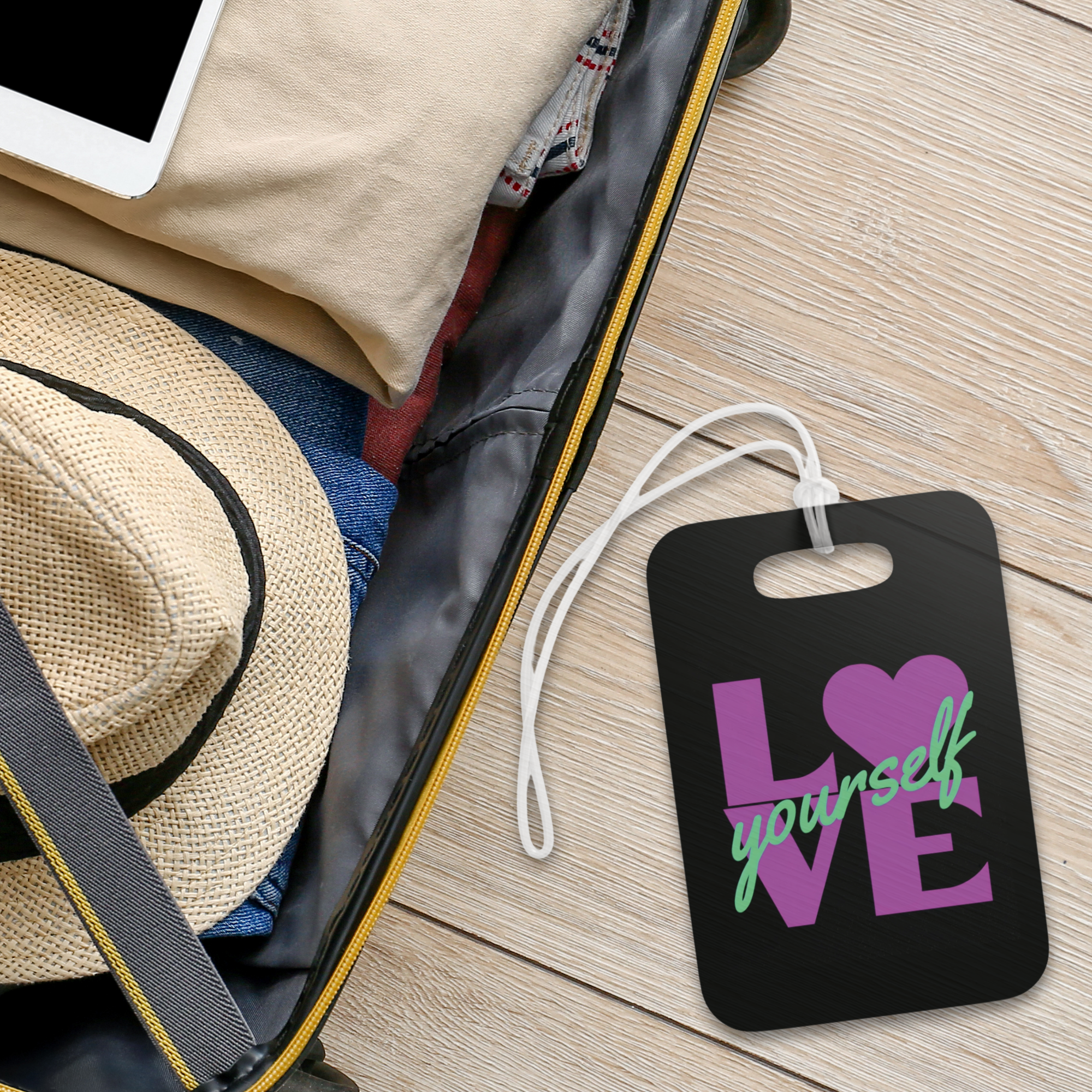 Personalized OT7 Love Luggage Tag product thumbnail image Personalized OT7 Love Luggage Tag product thumbnail image