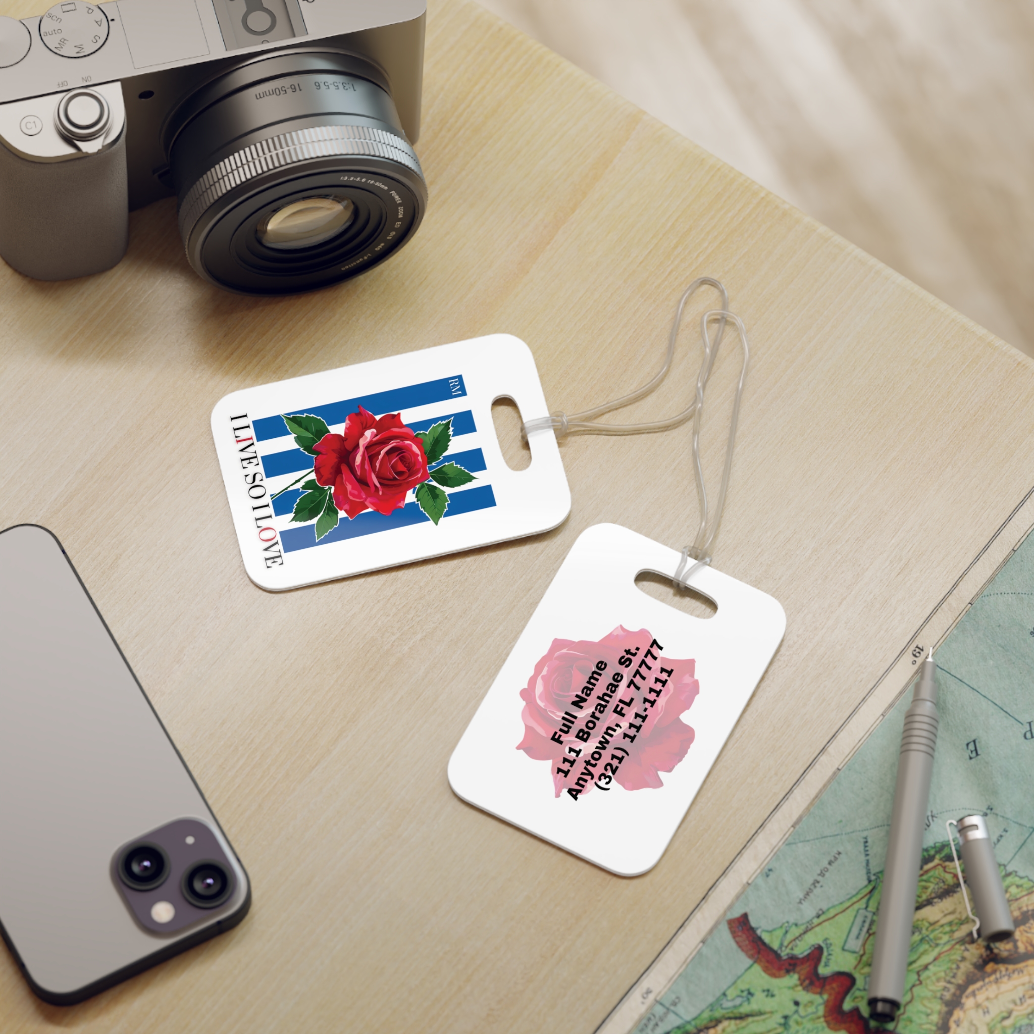 Personalized Love Luggage Tag product thumbnail image
