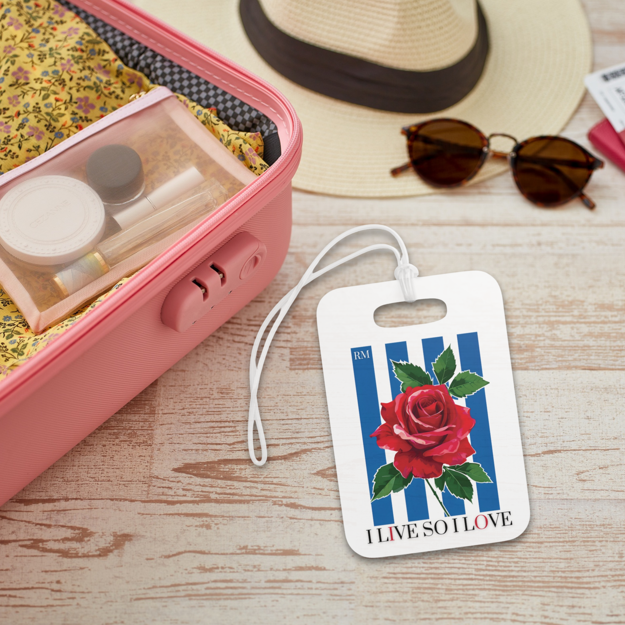 Personalized Love Luggage Tag product thumbnail image Personalized Love Luggage Tag product thumbnail image