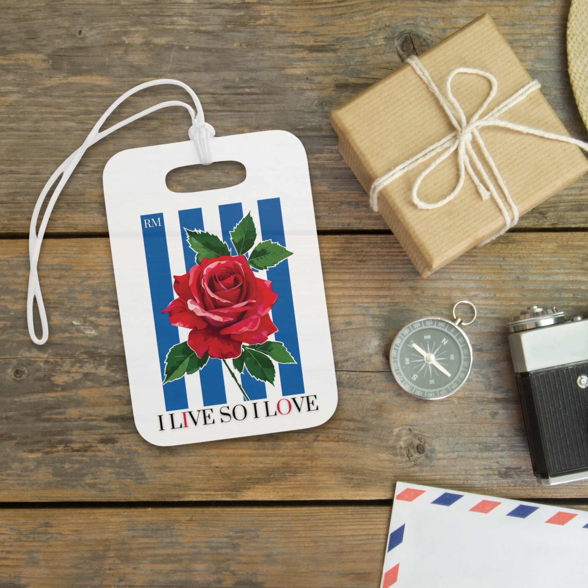 Personalized Love Luggage Tag product thumbnail image Personalized Love Luggage Tag product thumbnail image