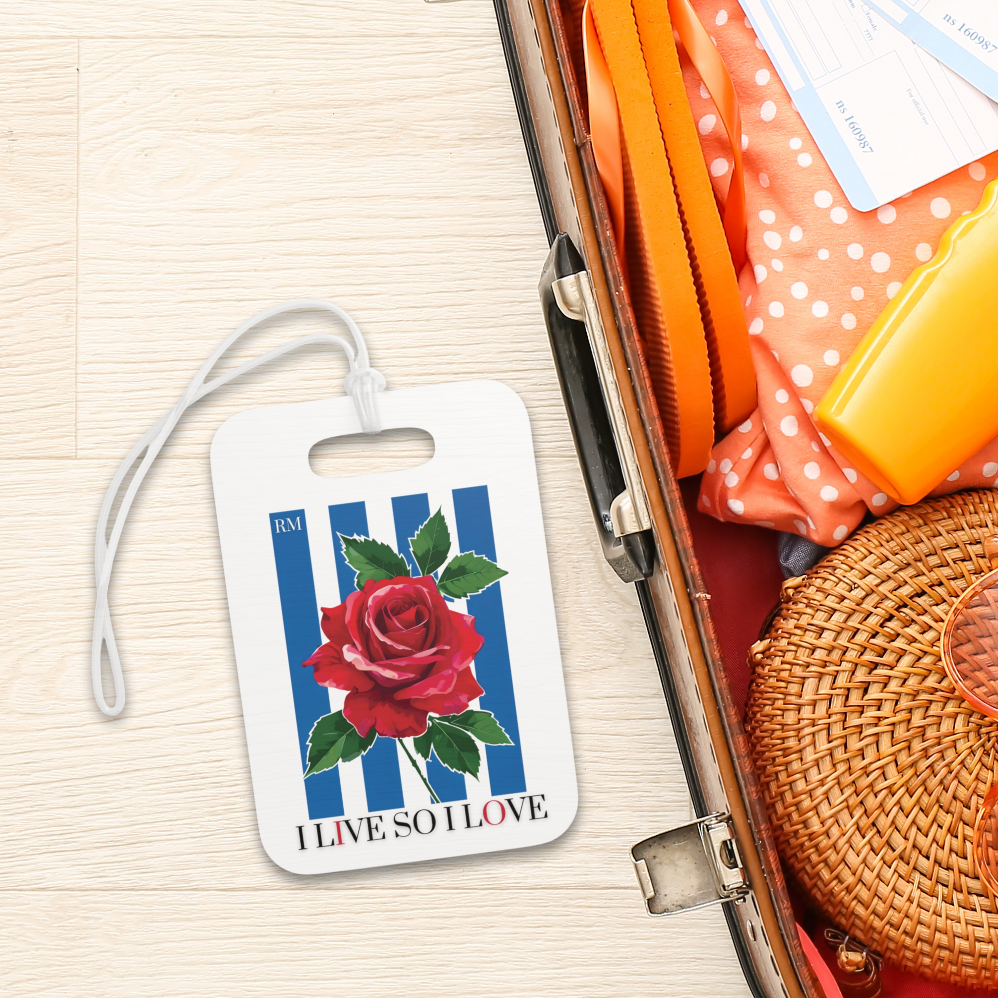 Personalized Love Luggage Tag product thumbnail image Personalized Love Luggage Tag product thumbnail image