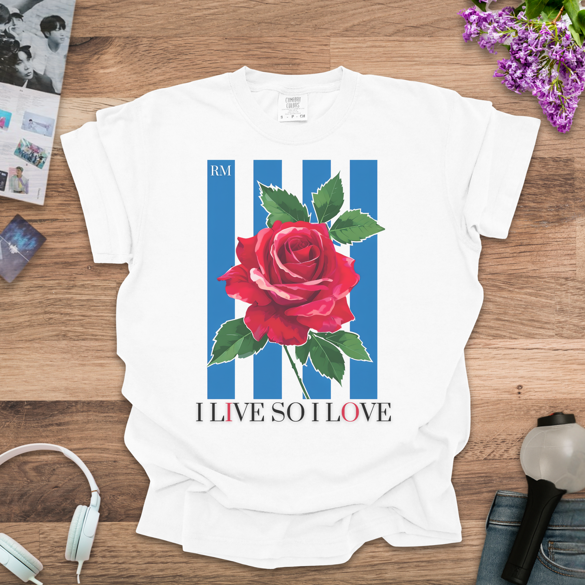 Live Performance Rose/Love Shirt