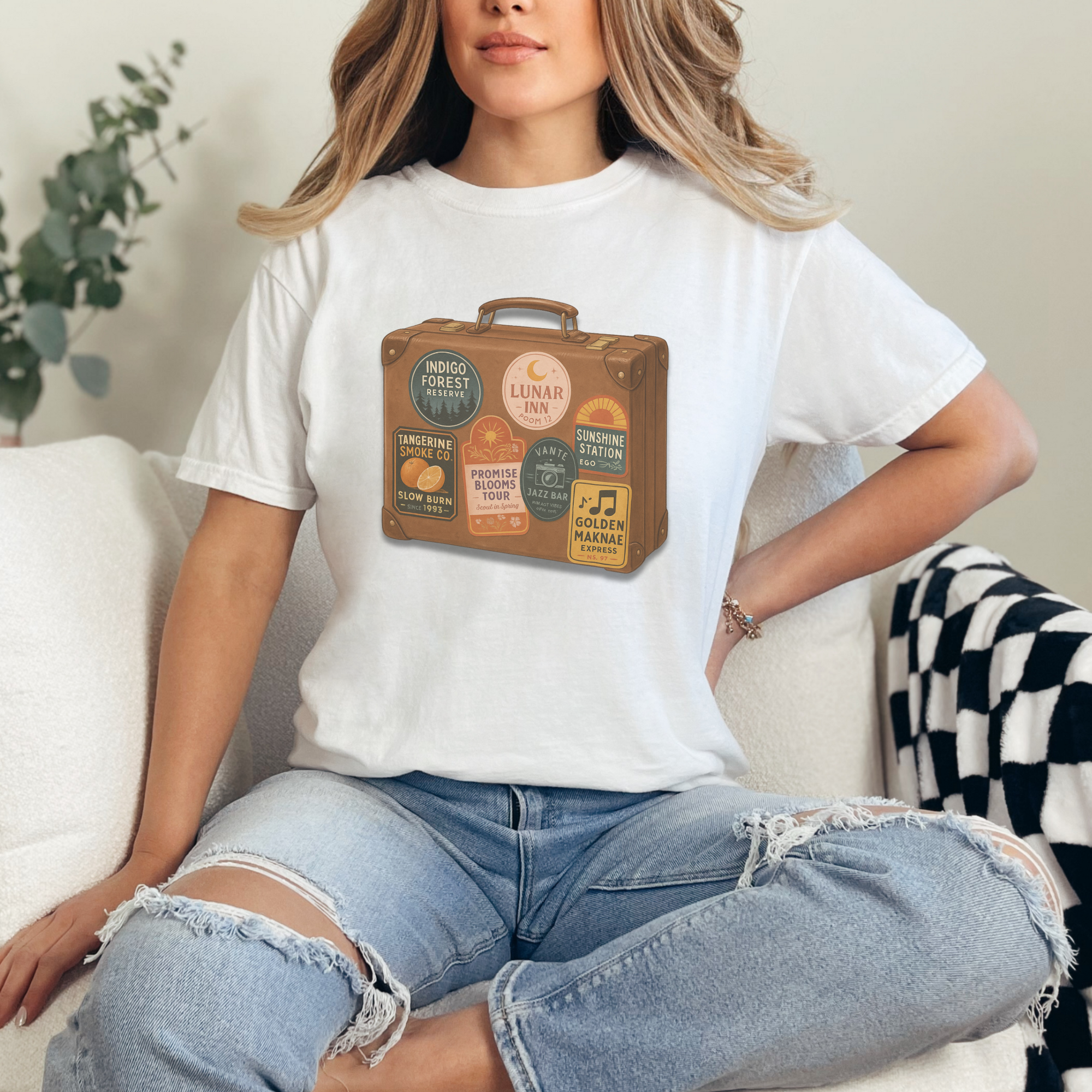 OT7 Luggage Sticker Shirt product thumbnail image