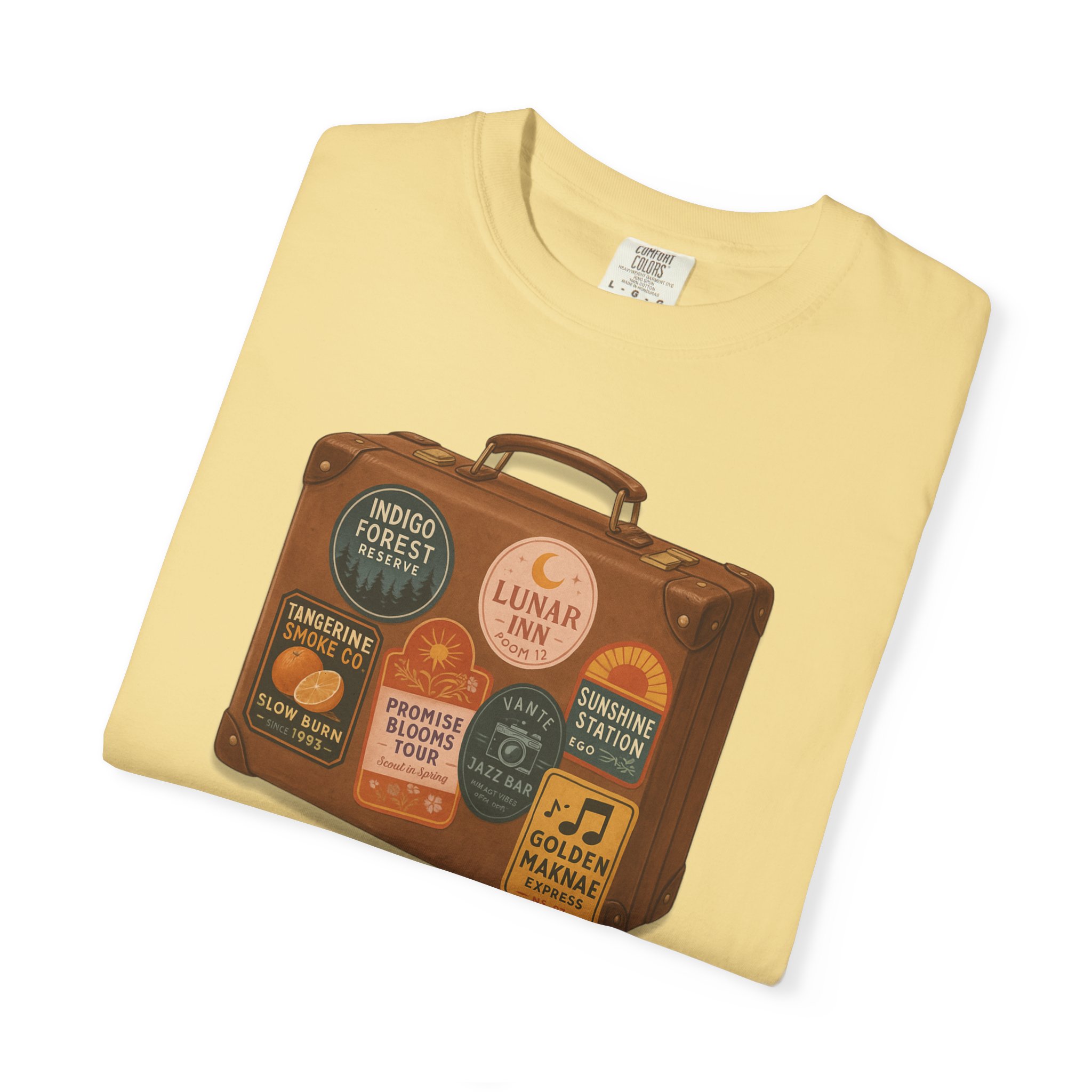 OT7 Luggage Sticker Shirt product thumbnail image OT7 Luggage Sticker Shirt product thumbnail image
