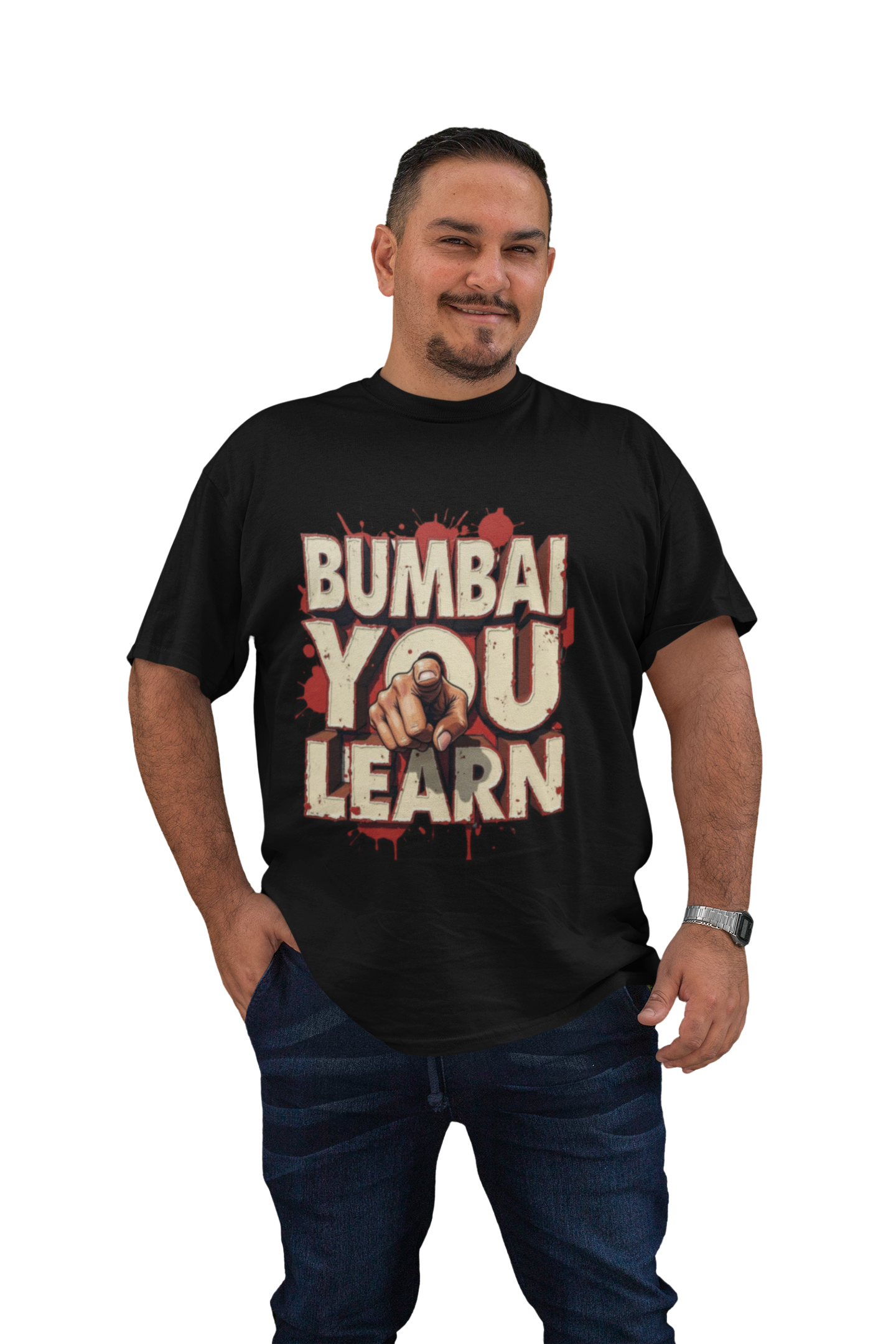 Bumbai You Learn T-Shirt Hawaii Pidgin Unisex Tee
