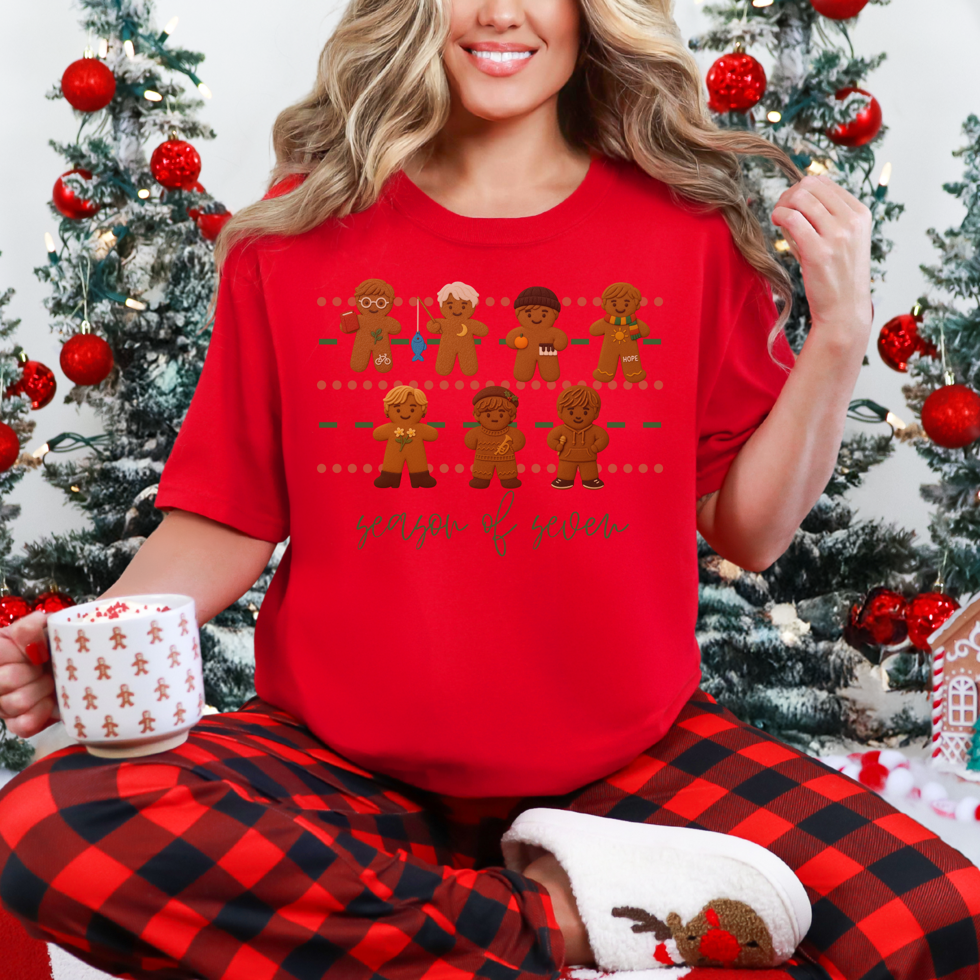OT7 Christmas Season of Seven Holiday Shirt product thumbnail image OT7 Christmas Season of Seven Holiday Shirt product thumbnail image