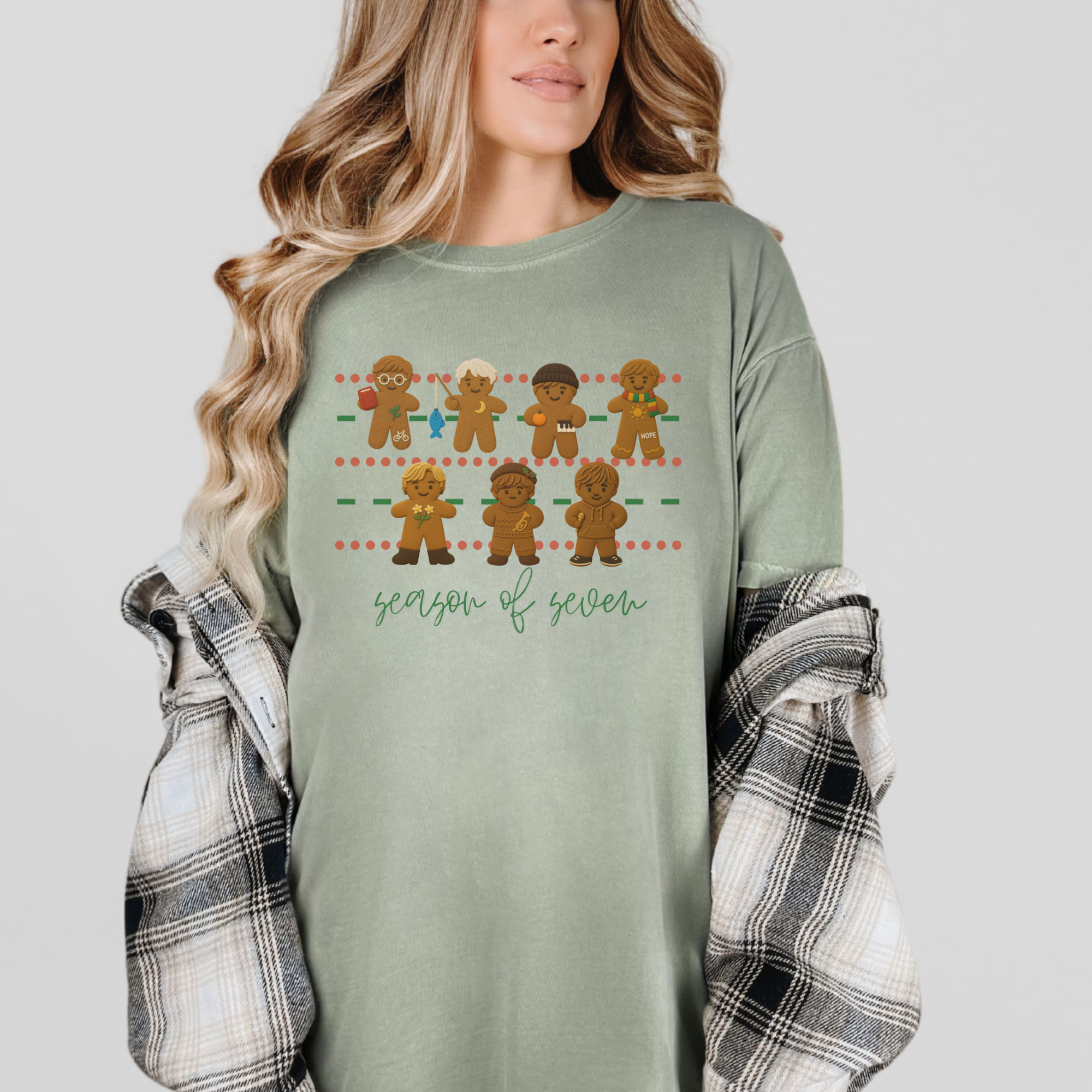 OT7 Christmas Season of Seven Holiday Shirt product thumbnail image