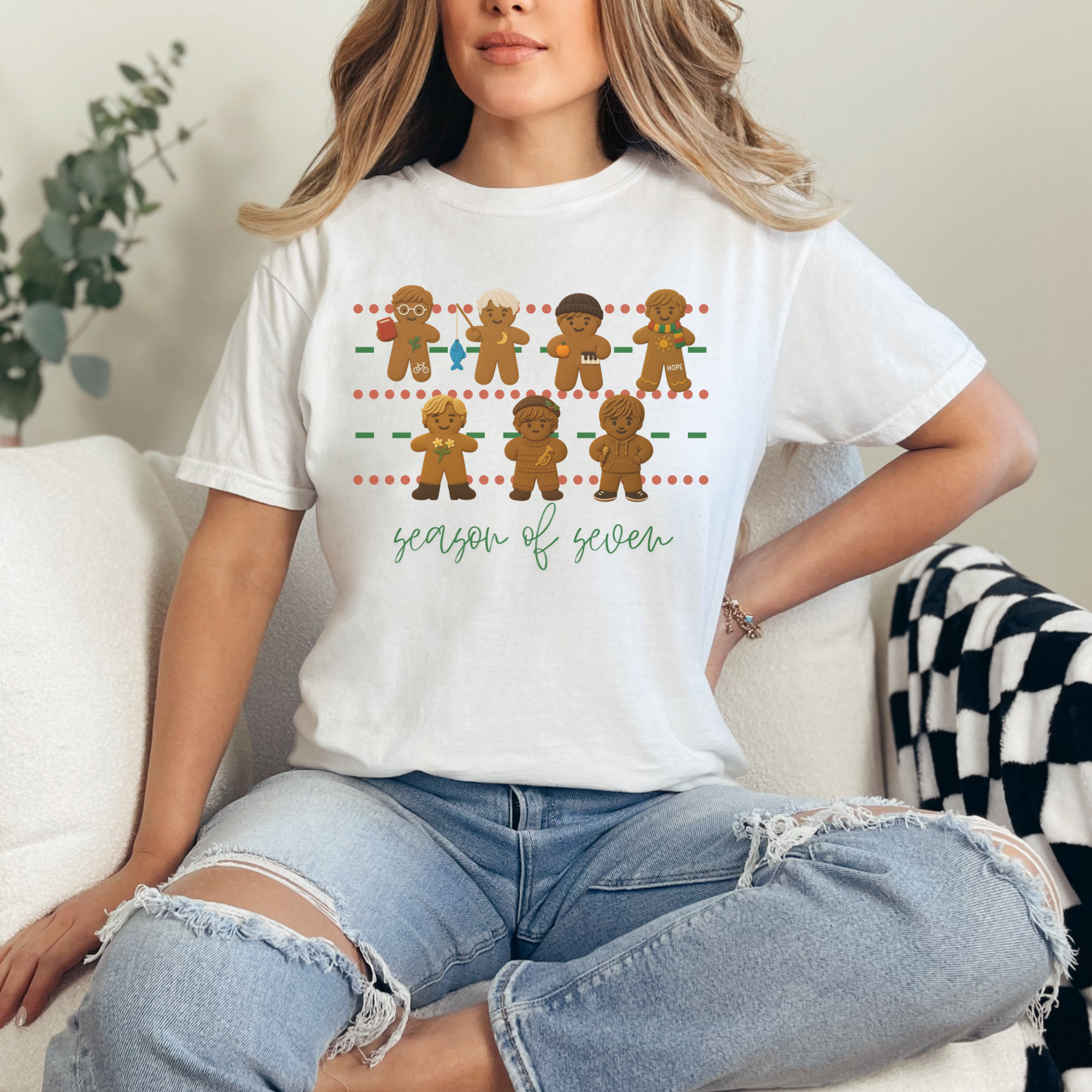 OT7 Christmas Season of Seven Holiday Shirt product thumbnail image