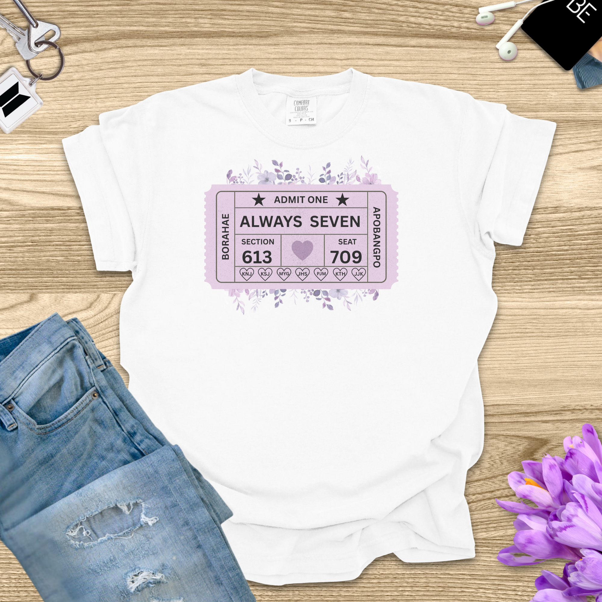 OT7 Concert Ticket Shirt product thumbnail image OT7 Concert Ticket Shirt product thumbnail image