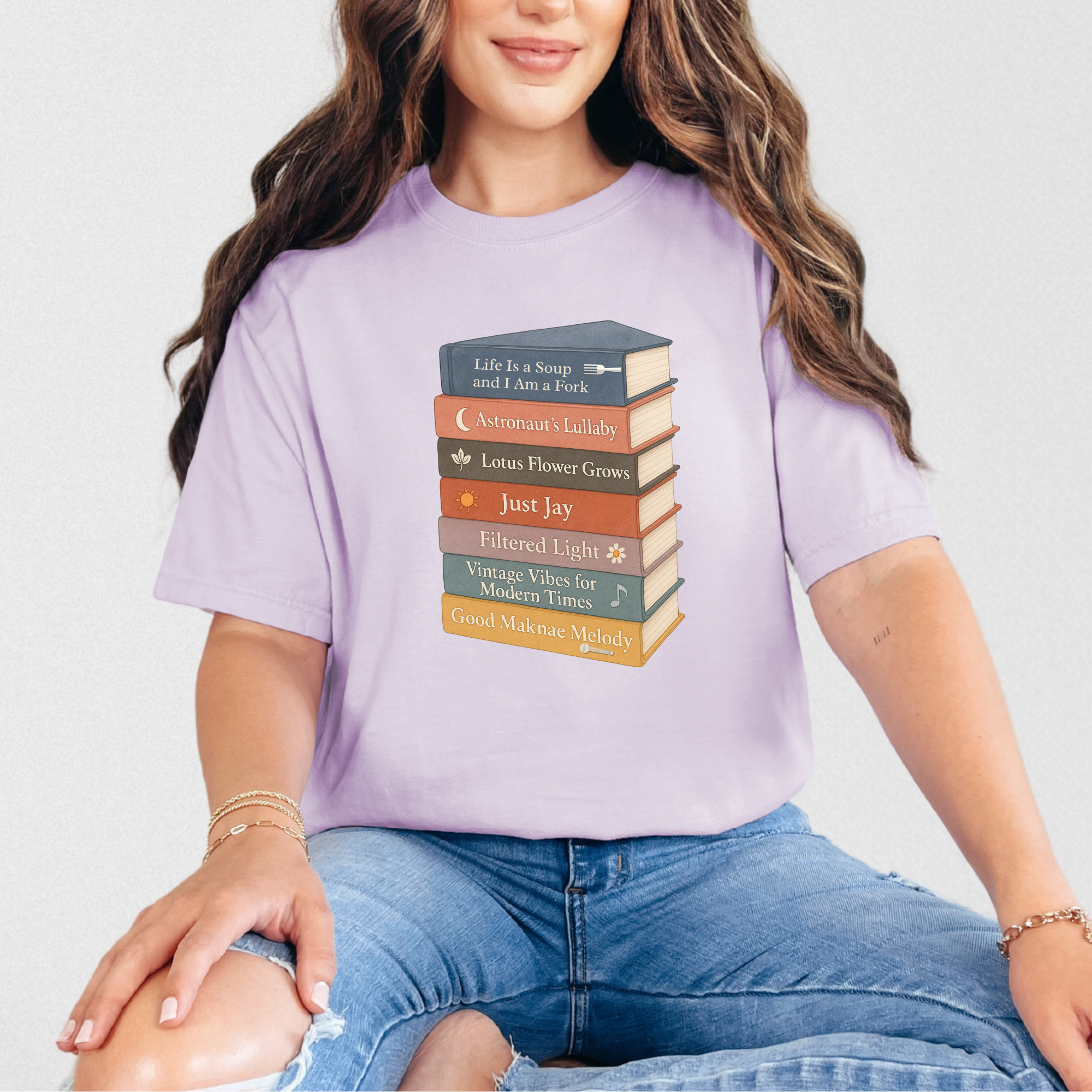 OT7 Book Stack Shirt product thumbnail image