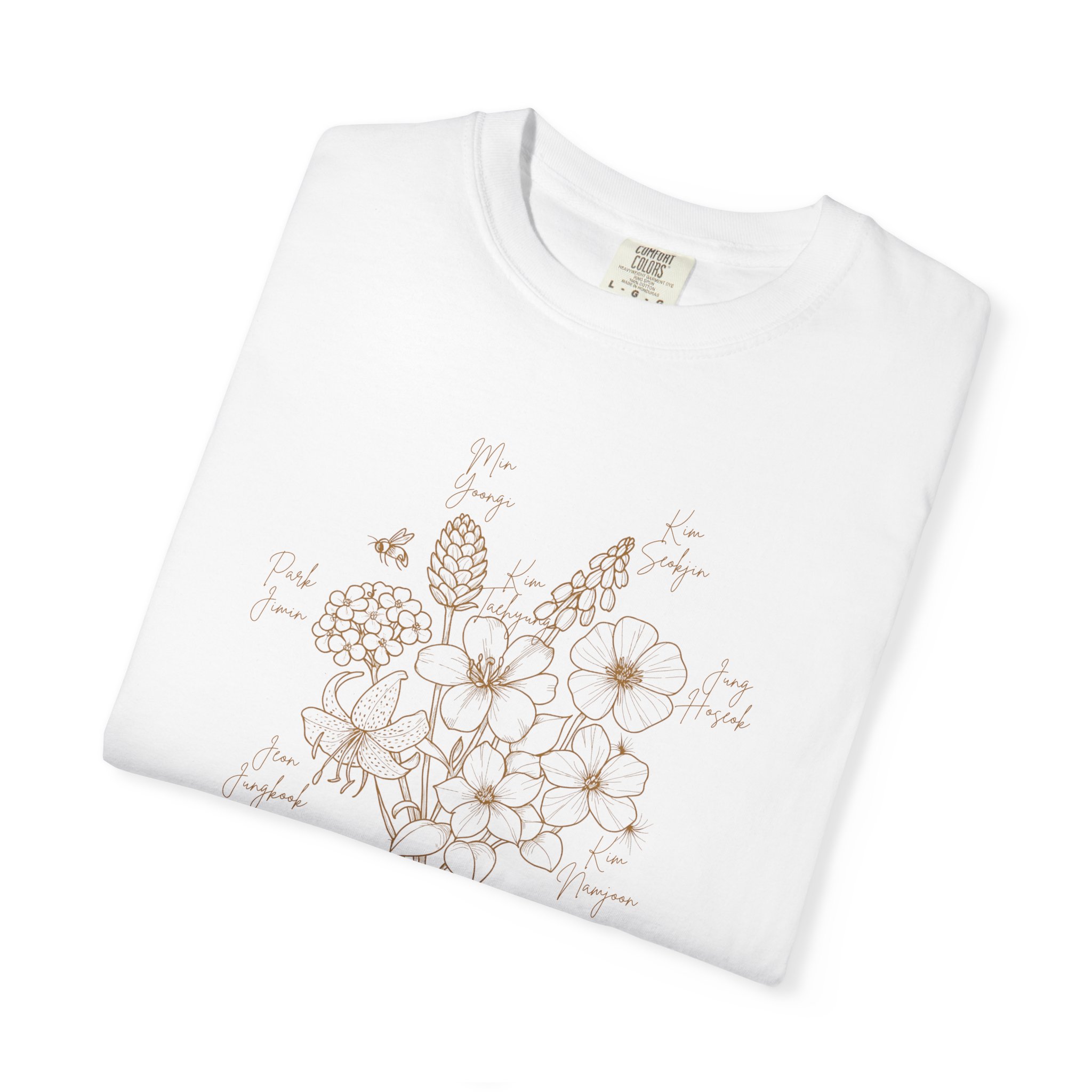 OT7 Birth Flower "When Seven Bloom As One" Shirt product thumbnail image