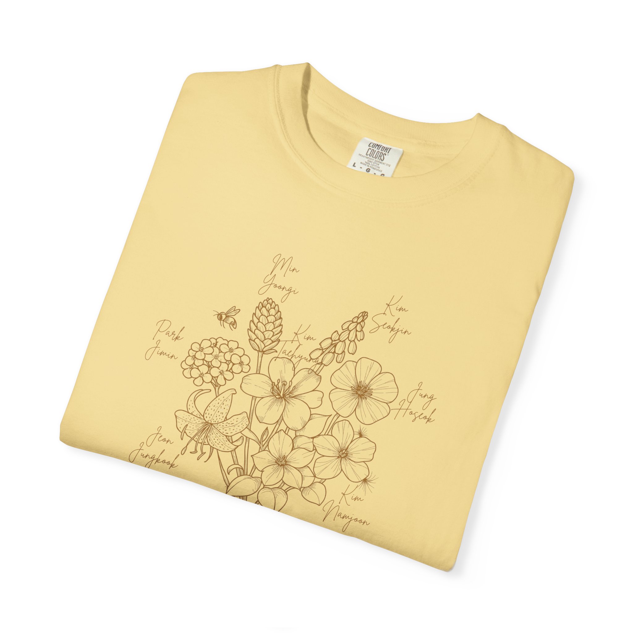 OT7 Birth Flower "When Seven Bloom As One" Shirt product thumbnail image
