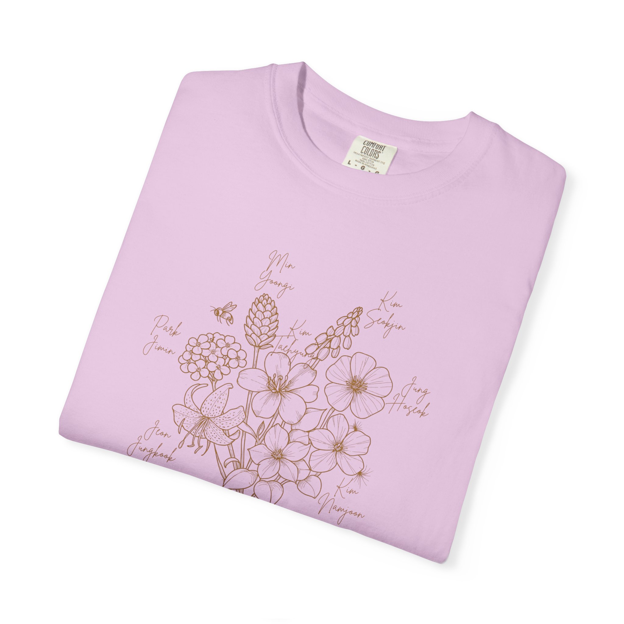 OT7 Birth Flower "When Seven Bloom As One" Shirt product thumbnail image