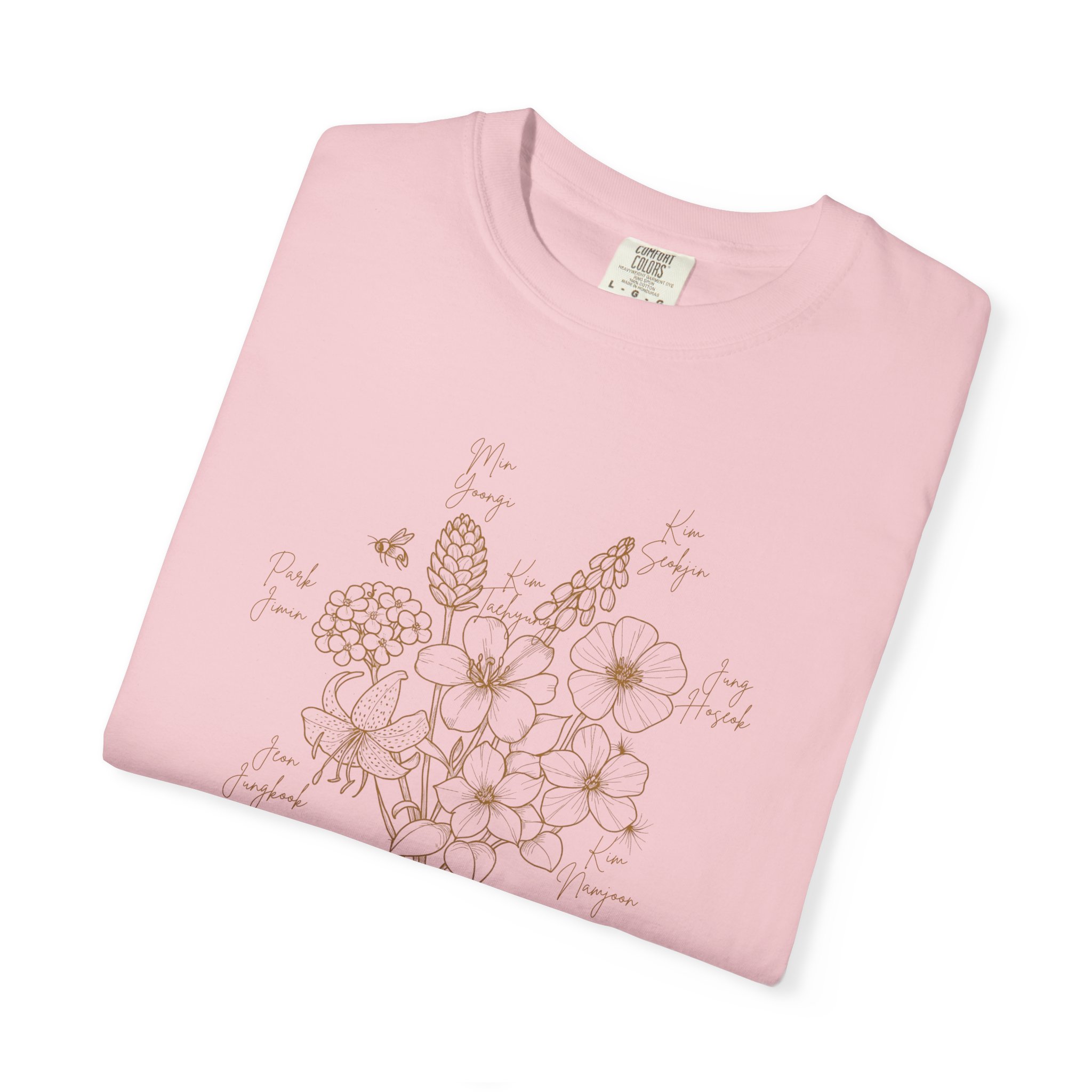 OT7 Birth Flower "When Seven Bloom As One" Shirt product thumbnail image