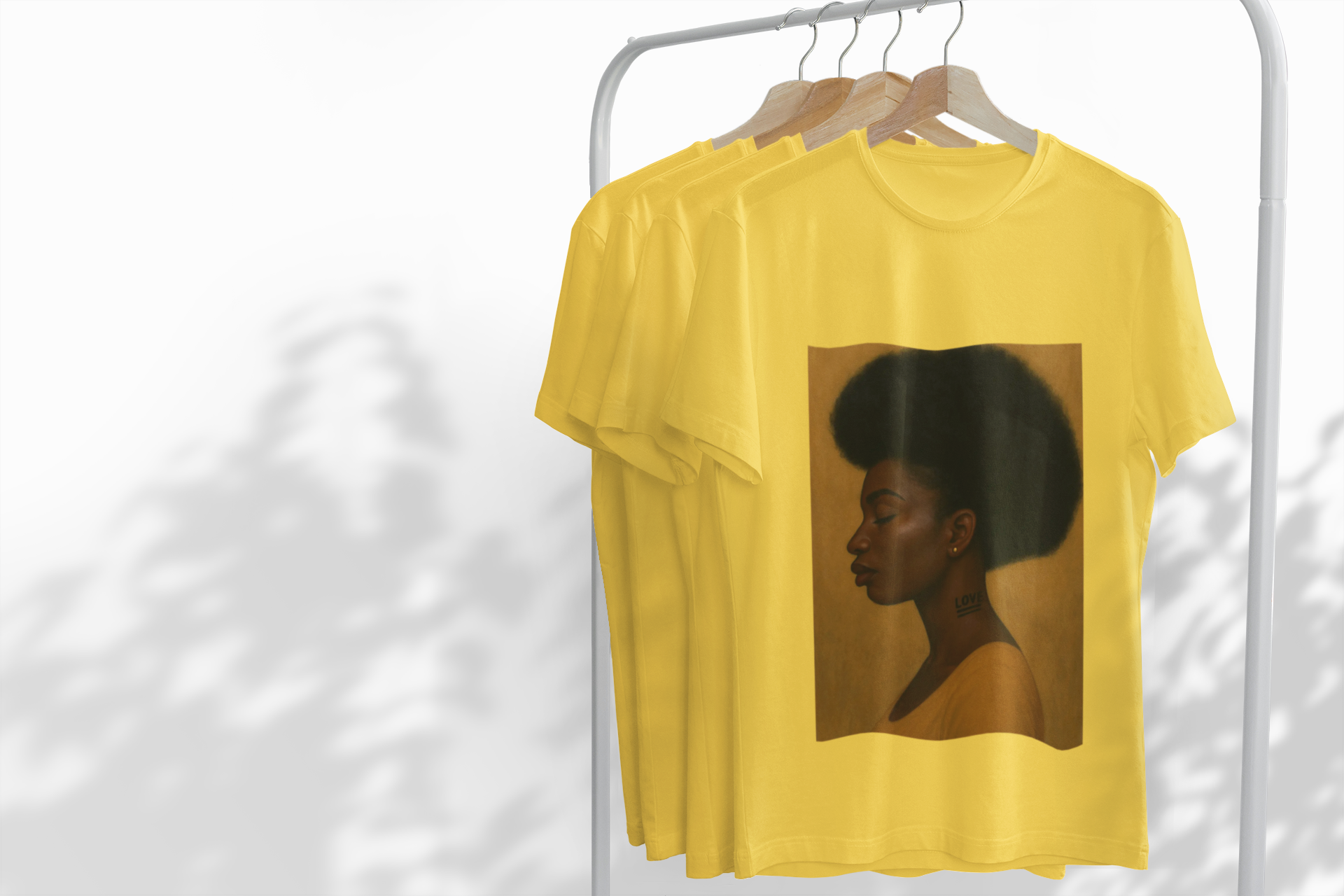 Unisex “Love In Silence – Calm Resilience” T-Shirt | Afro Art Design by Mr. Bee Melodies | Brooklyn 2 Ohio Apparel product thumbnail image Unisex “Love In Silence – Calm Resilience” T-Shirt | Afro Art Design by Mr. Bee Melodies | Brooklyn 2 Ohio Apparel product thumbnail image