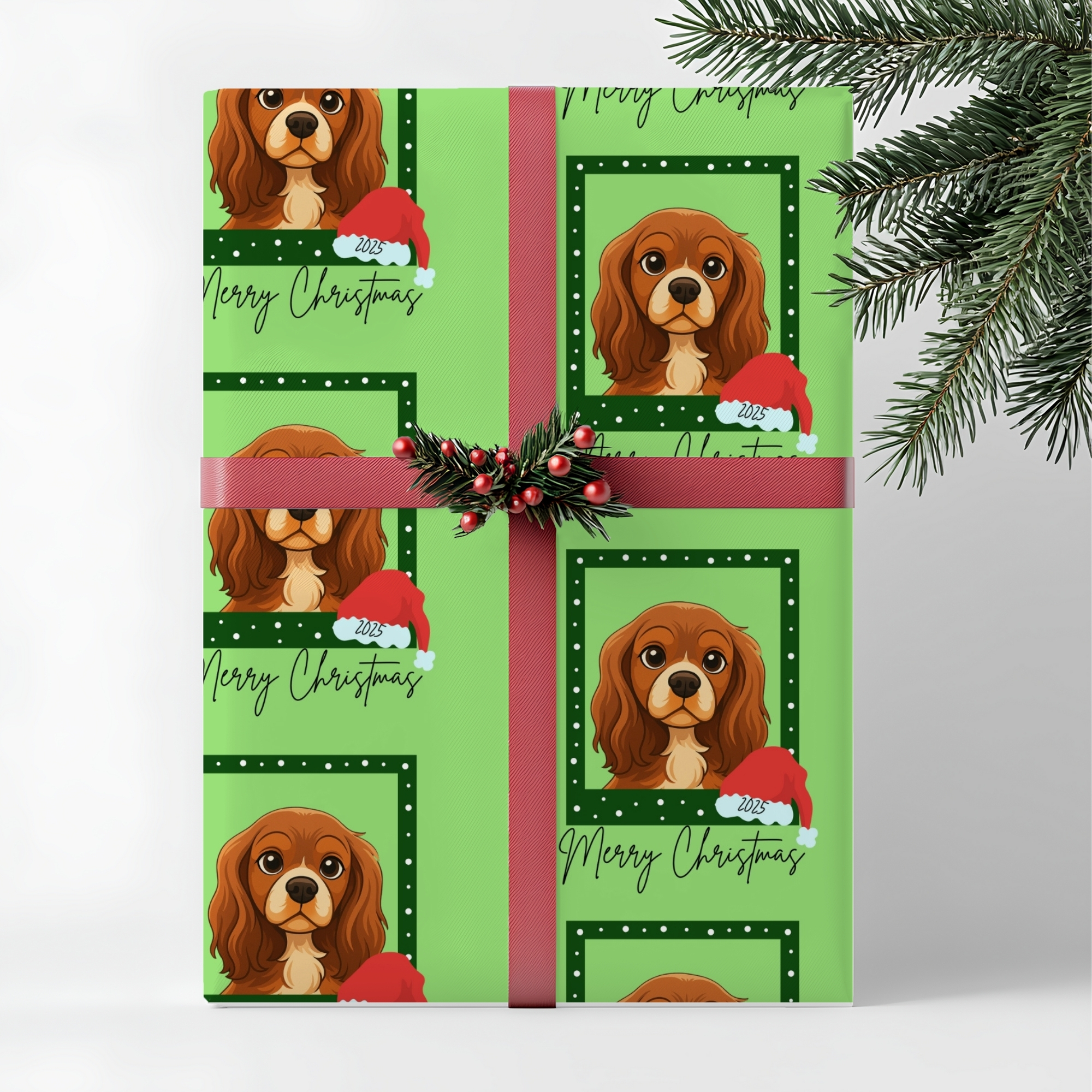 Custom Photo Christmas Wrapping Paper — 'Merry Christmas' Personalized Holiday Gift Wrap 2025 Christmas product thumbnail image Custom Photo Christmas Wrapping Paper — 'Merry Christmas' Personalized Holiday Gift Wrap 2025 Christmas product thumbnail image