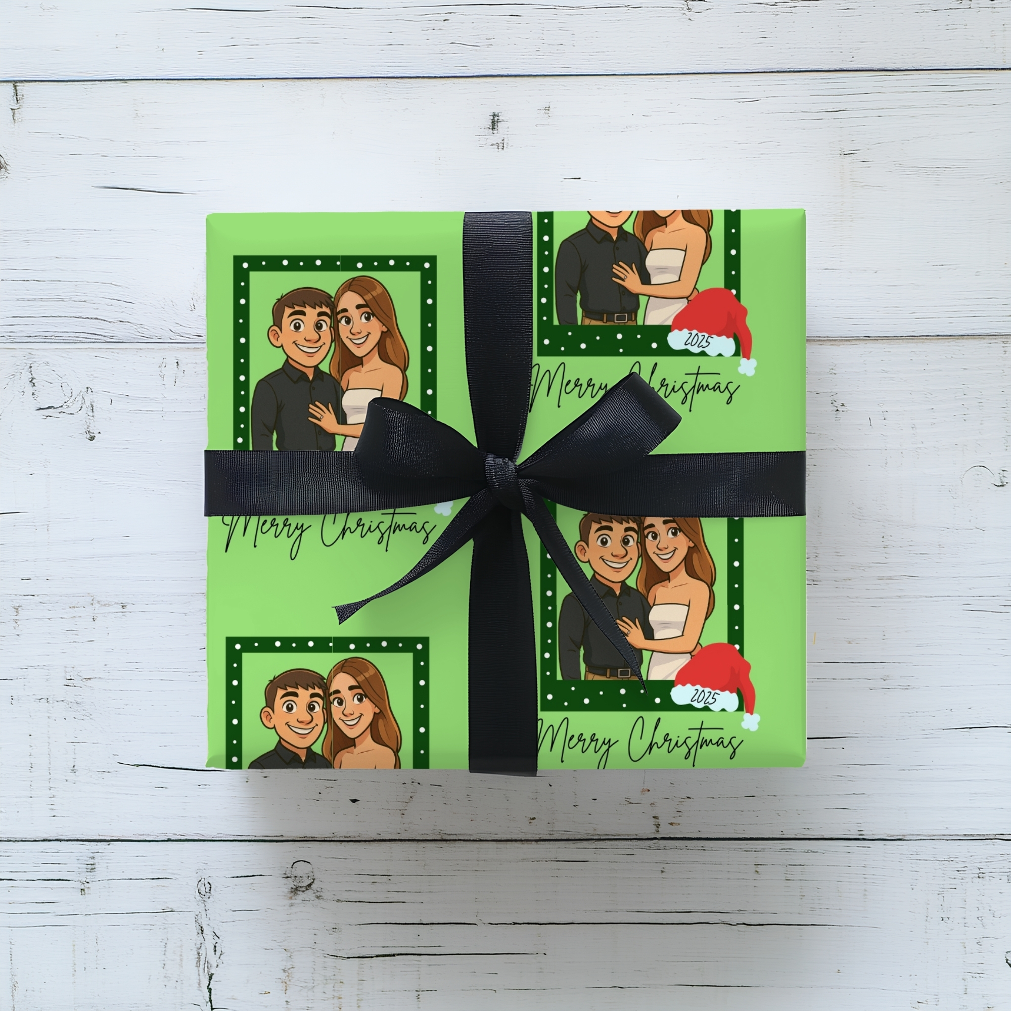 Custom Photo Christmas Wrapping Paper — 'Merry Christmas' Personalized Holiday Gift Wrap 2025 Christmas product thumbnail image Custom Photo Christmas Wrapping Paper — 'Merry Christmas' Personalized Holiday Gift Wrap 2025 Christmas product thumbnail image
