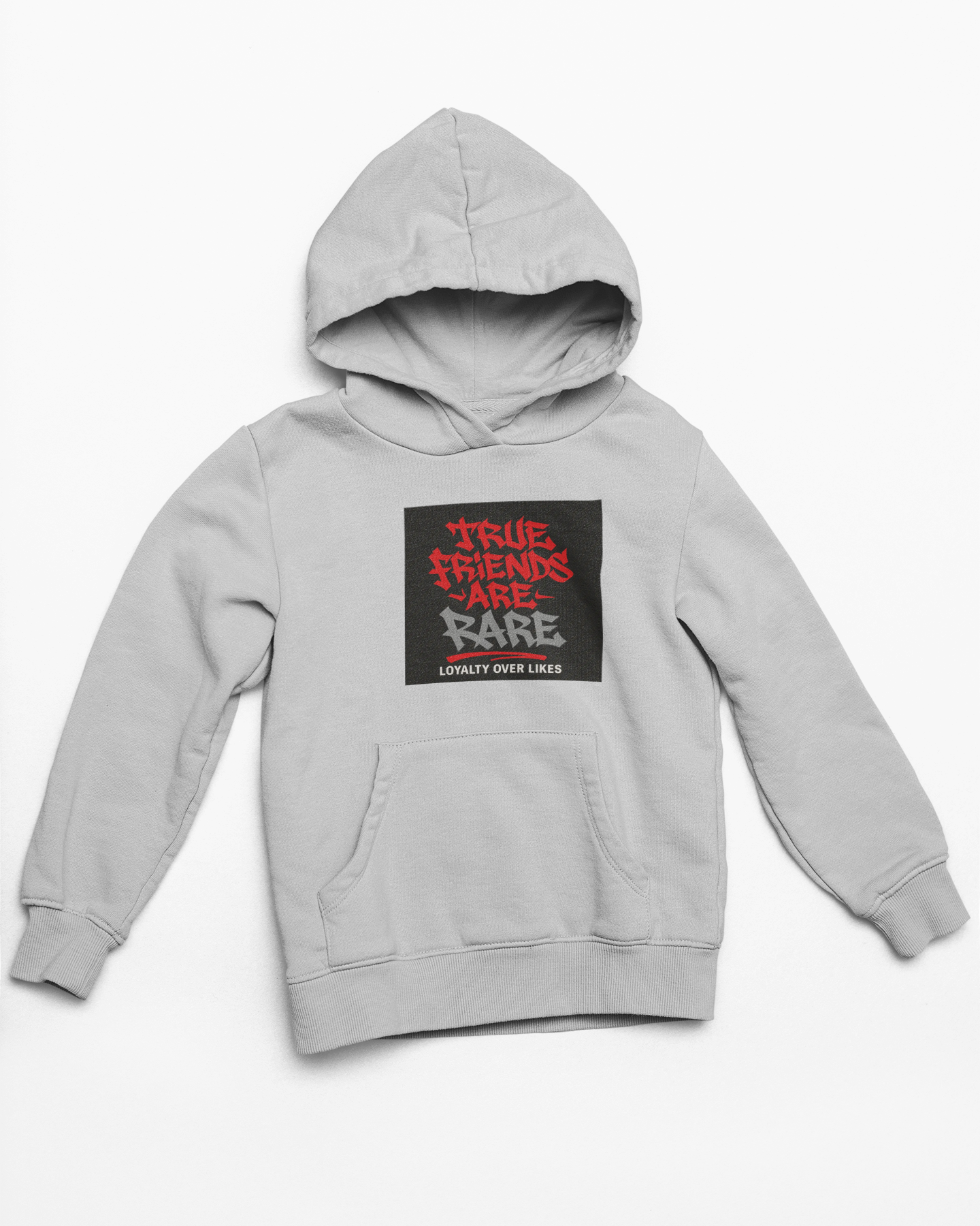 True Friends Are Rare – Loyalty Over Likes” Unisex Heavy Blend™ Hoodie | Brooklyn 2 Ohio Apparel product thumbnail image