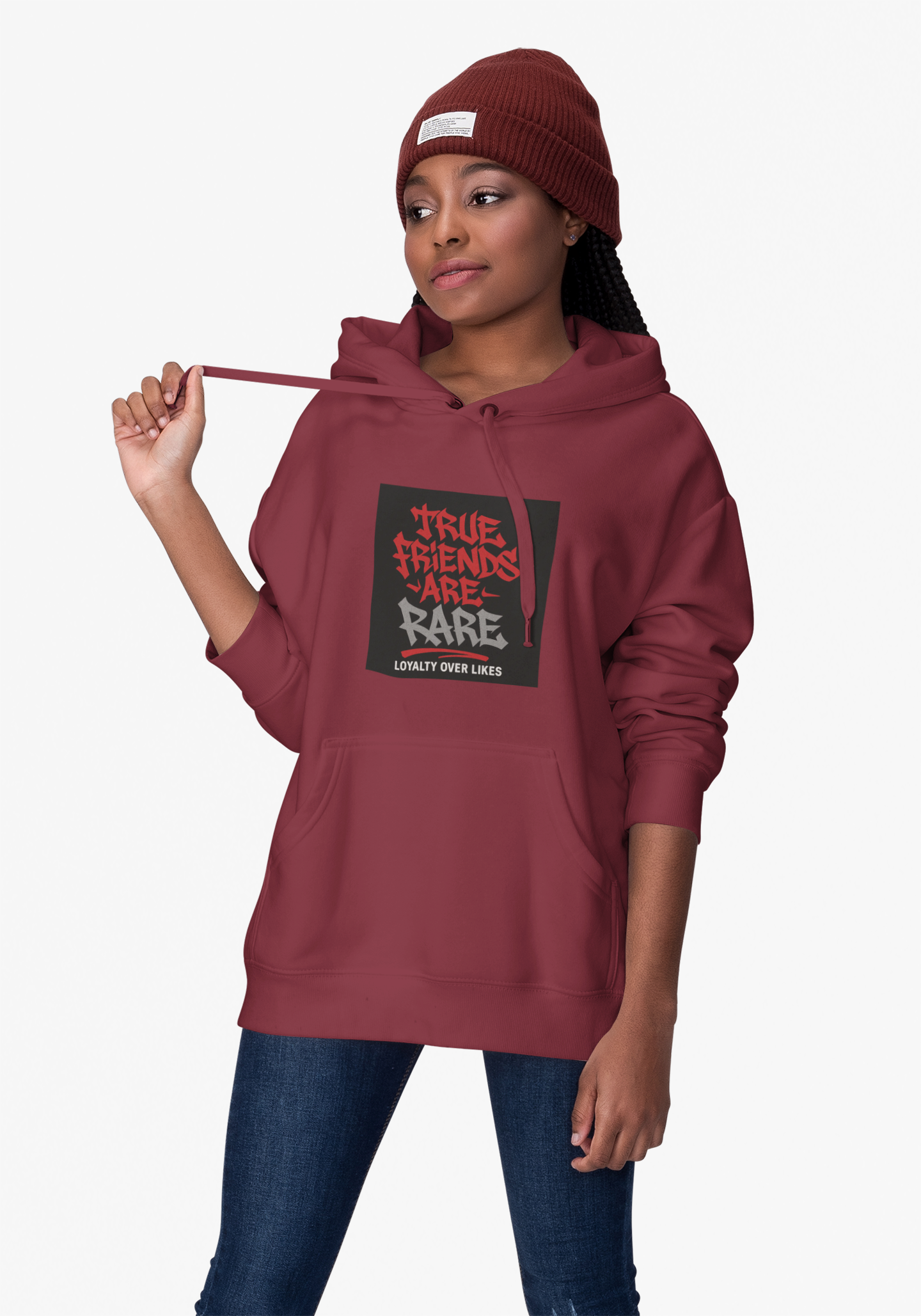 True Friends Are Rare – Loyalty Over Likes” Unisex Heavy Blend™ Hoodie | Brooklyn 2 Ohio Apparel product thumbnail image True Friends Are Rare – Loyalty Over Likes” Unisex Heavy Blend™ Hoodie | Brooklyn 2 Ohio Apparel product thumbnail image