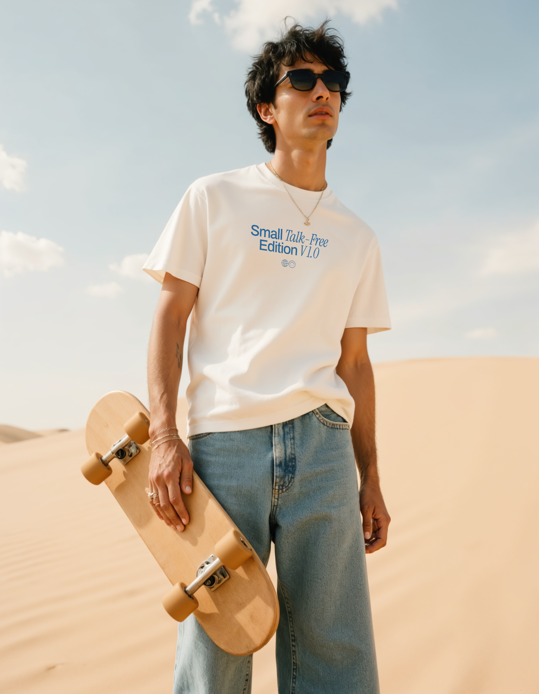 Small Talk-Free Edition V 1.0 | Unisex T-shirt | Front & back print product thumbnail image Small Talk-Free Edition V 1.0 | Unisex T-shirt | Front & back print product thumbnail image