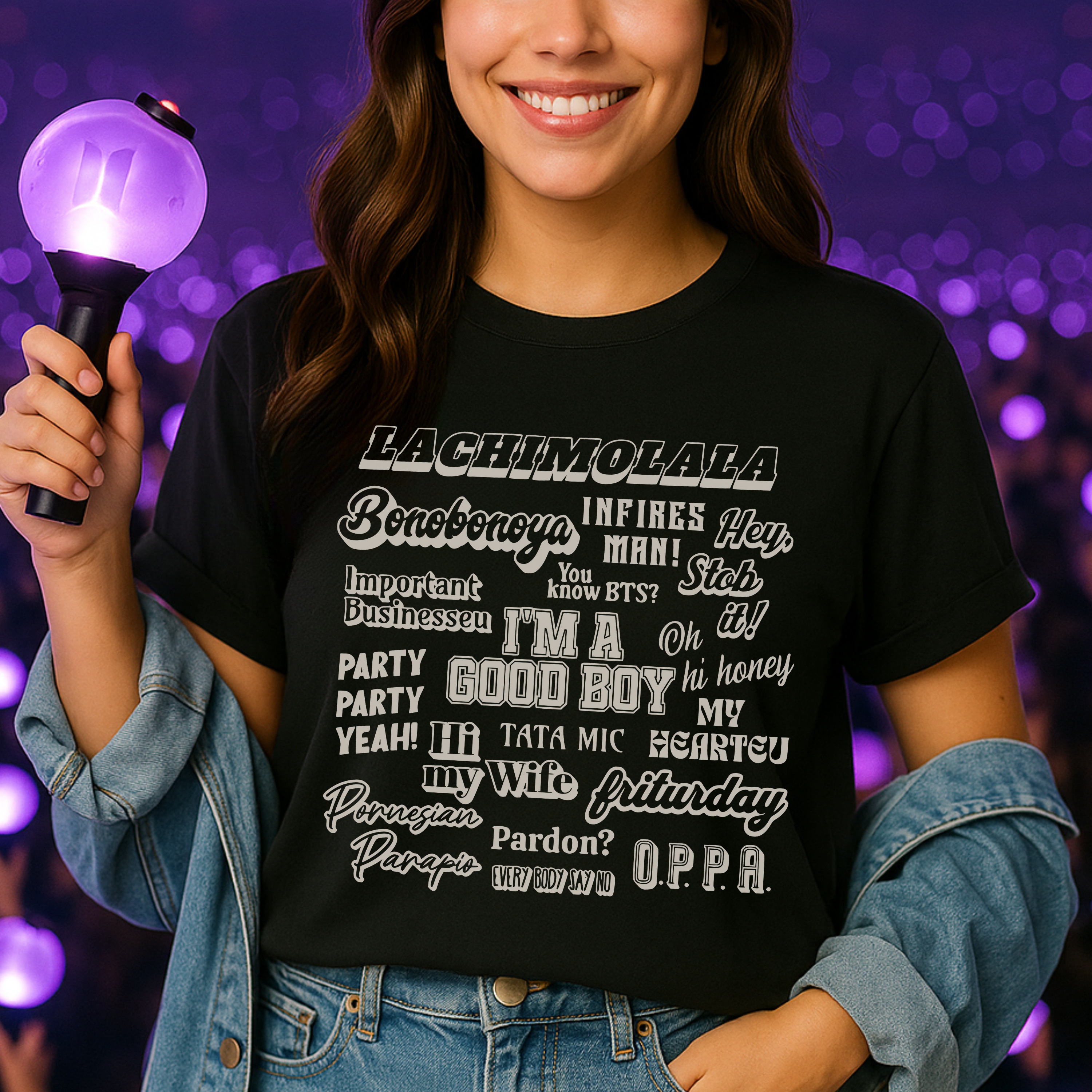 Funny Bangtan Quotes Cotton Unisex T-shirt product thumbnail image Funny Bangtan Quotes Cotton Unisex T-shirt product thumbnail image