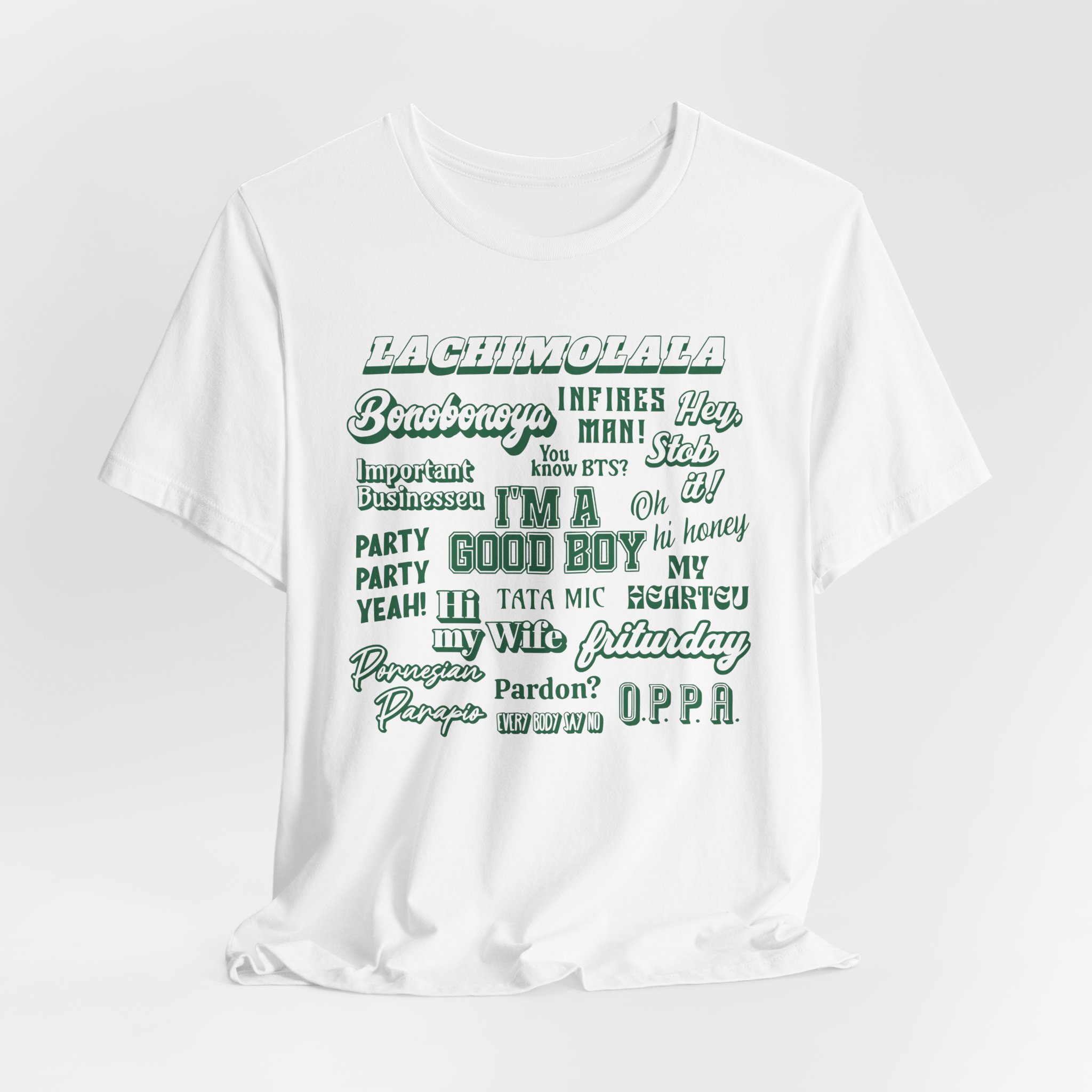 Funny Bangtan Quotes Cotton Unisex T-shirt product thumbnail image Funny Bangtan Quotes Cotton Unisex T-shirt product thumbnail image