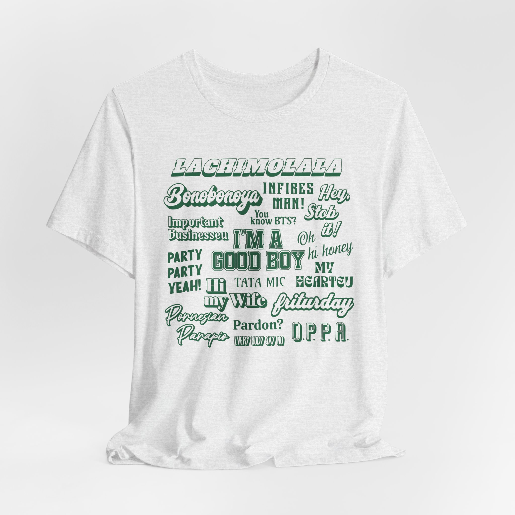 Funny Bangtan Quotes Cotton Unisex T-shirt product thumbnail image Funny Bangtan Quotes Cotton Unisex T-shirt product thumbnail image