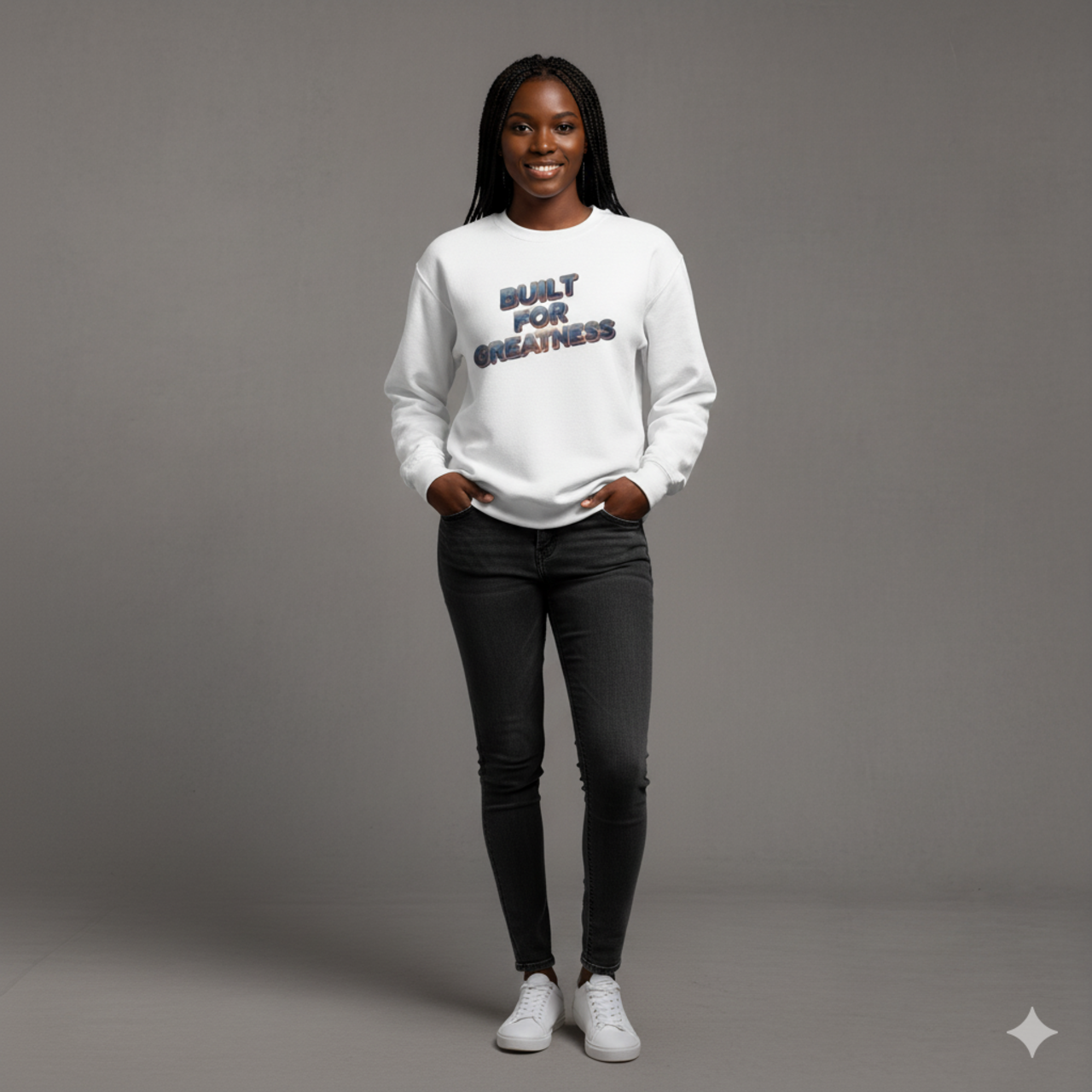 Built for Greatness Crewneck Sweatshirt product thumbnail image Built for Greatness Crewneck Sweatshirt product thumbnail image