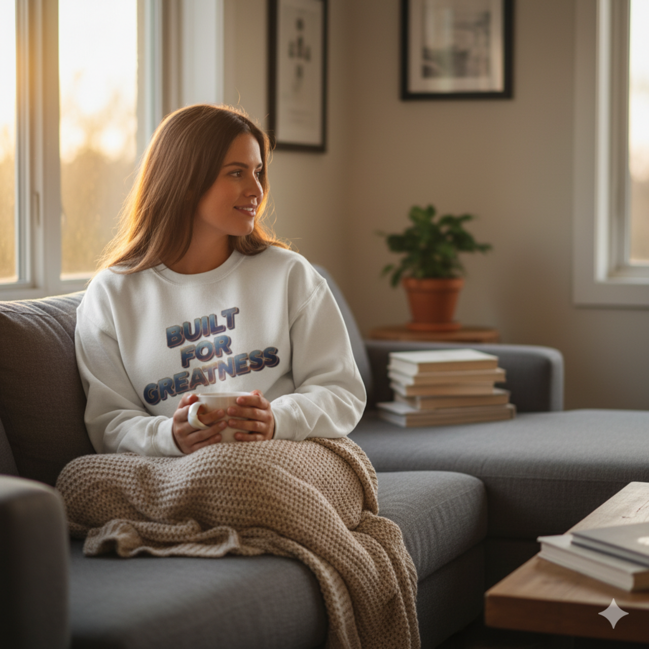 Built for Greatness Crewneck Sweatshirt product thumbnail image Built for Greatness Crewneck Sweatshirt product thumbnail image