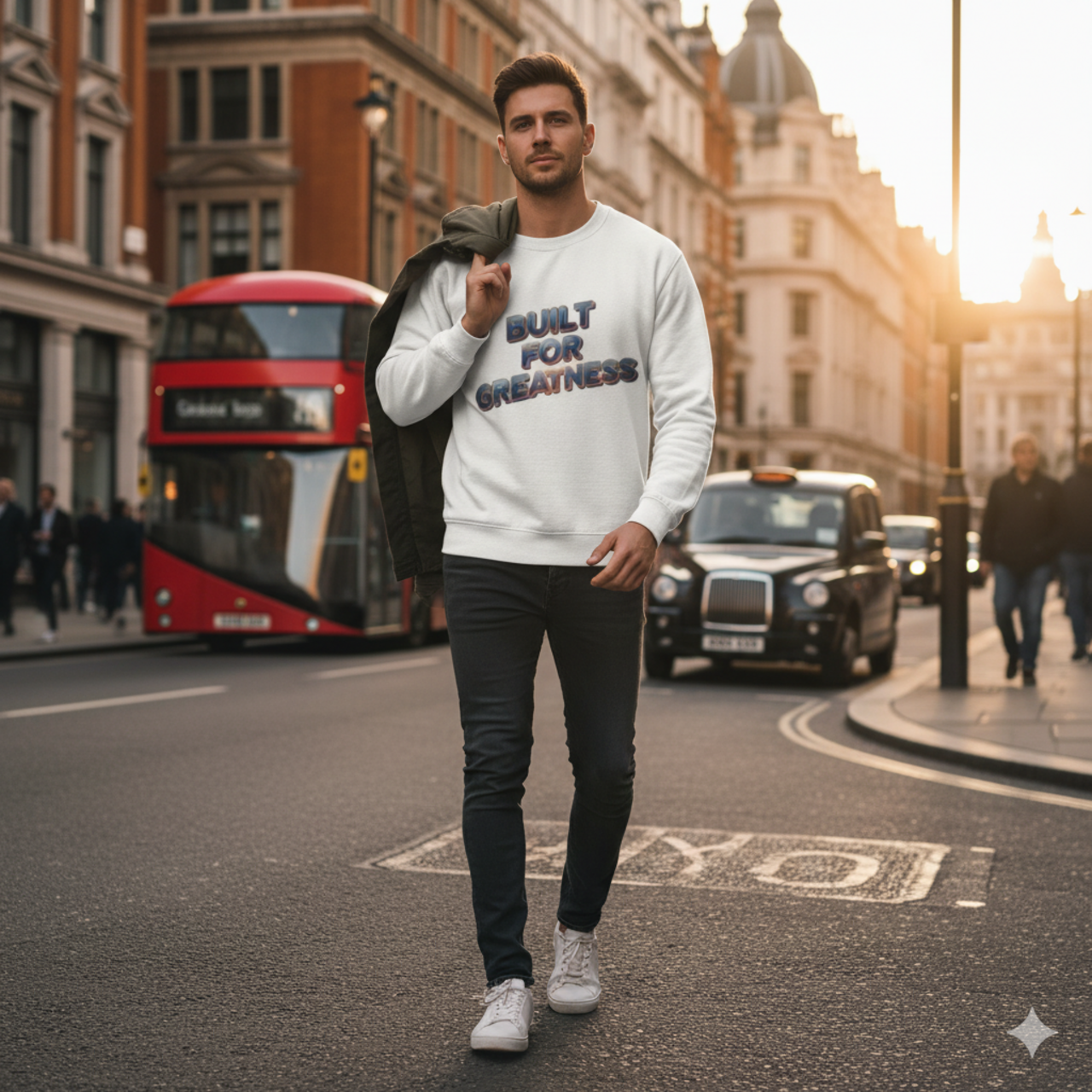 Built for Greatness Crewneck Sweatshirt product thumbnail image Built for Greatness Crewneck Sweatshirt product thumbnail image