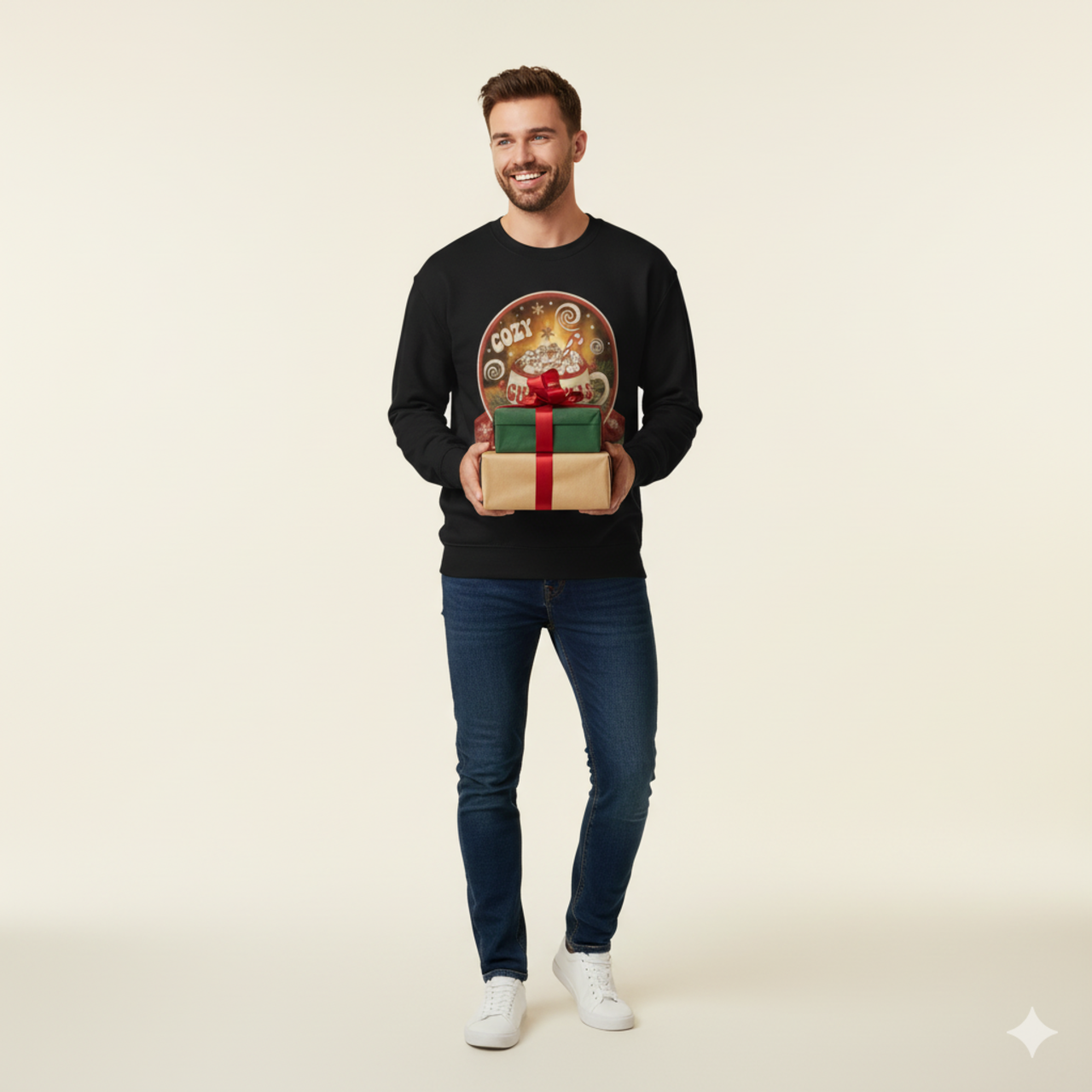 Cozy Christmas Vibes Sweatshirt product thumbnail image Cozy Christmas Vibes Sweatshirt product thumbnail image