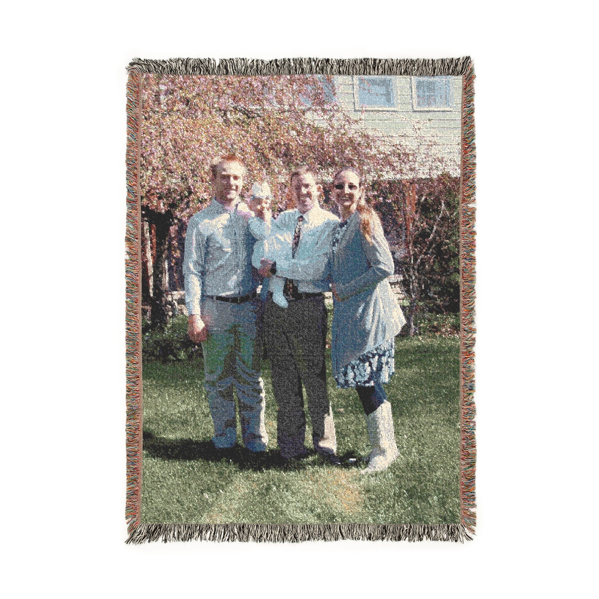 Personalized Photo Woven Blanket Personalized Photo Woven Blanket
