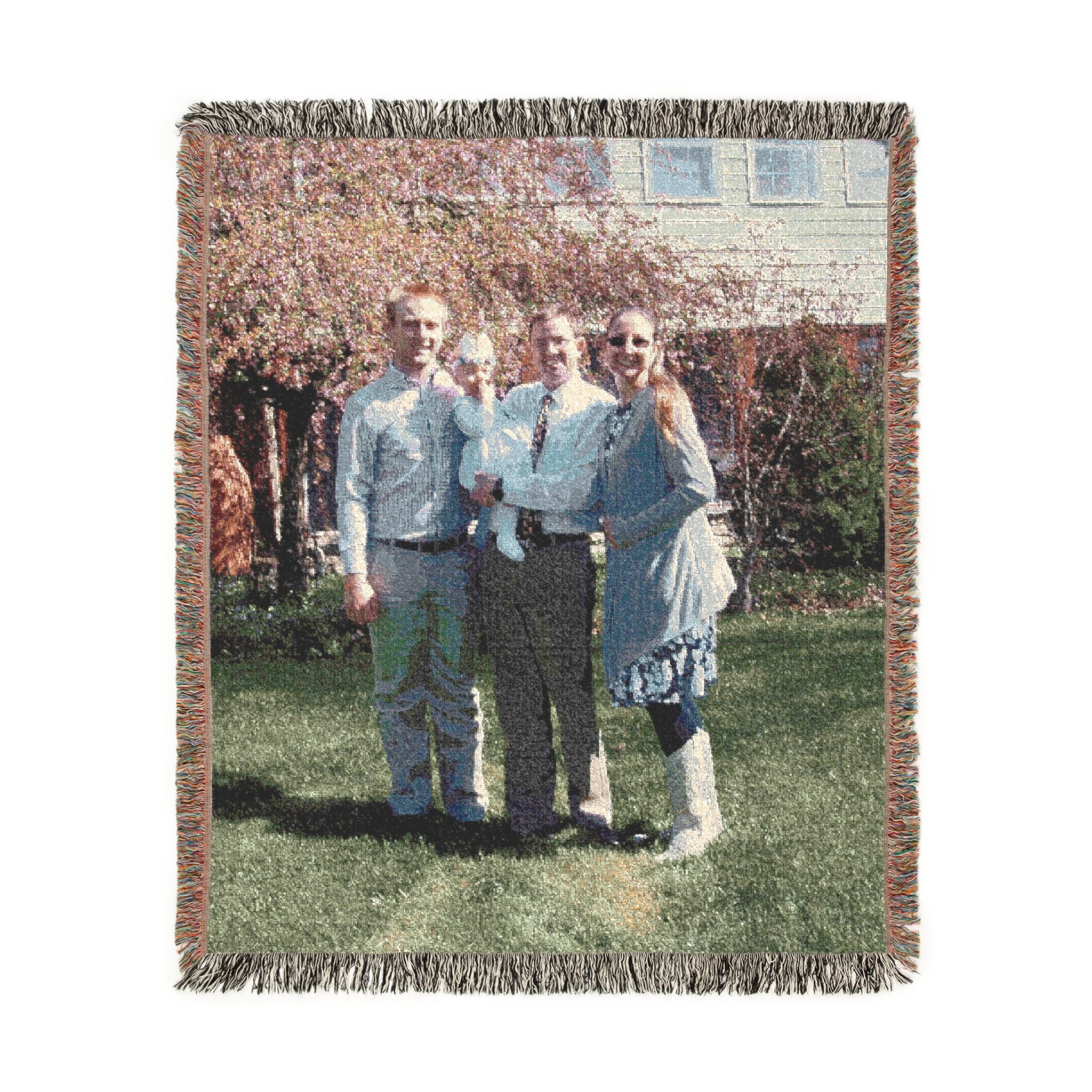 Personalized Photo Woven Blanket product thumbnail image Personalized Photo Woven Blanket product thumbnail image
