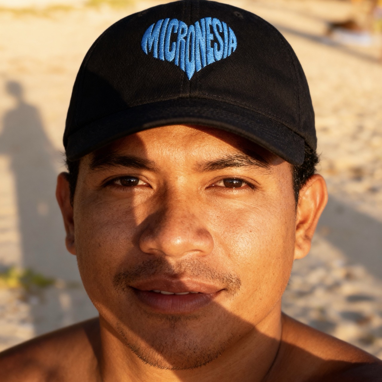 Micronesia Heart Dad Cap — Embroidered Island Pride Baseball Hat Micronesia Heart Dad Cap — Embroidered Island Pride Baseball Hat