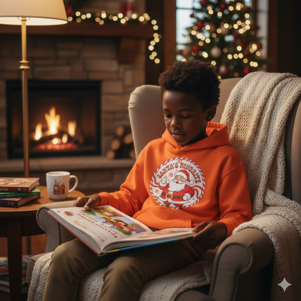 Youth Hoodie — Cute Santa Christmas Peppermint Graphic (“Santa’s Favorite”) product thumbnail image Youth Hoodie — Cute Santa Christmas Peppermint Graphic (“Santa’s Favorite”) product thumbnail image