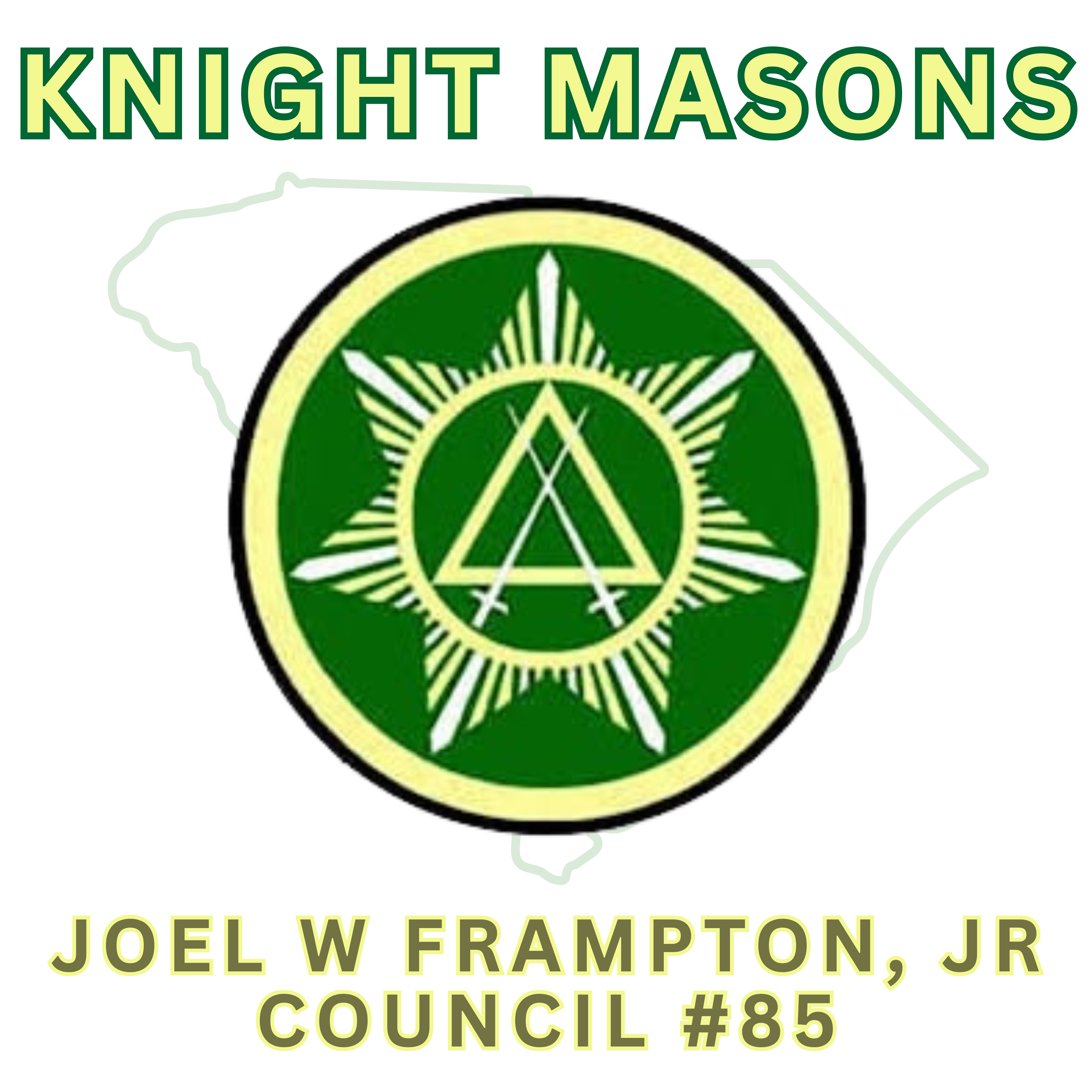 CUSTOMIZABLE Knight Masons Joel W Frampton Jr #85 Green Polo CUSTOMIZABLE Knight Masons Joel W Frampton Jr #85 Green Polo