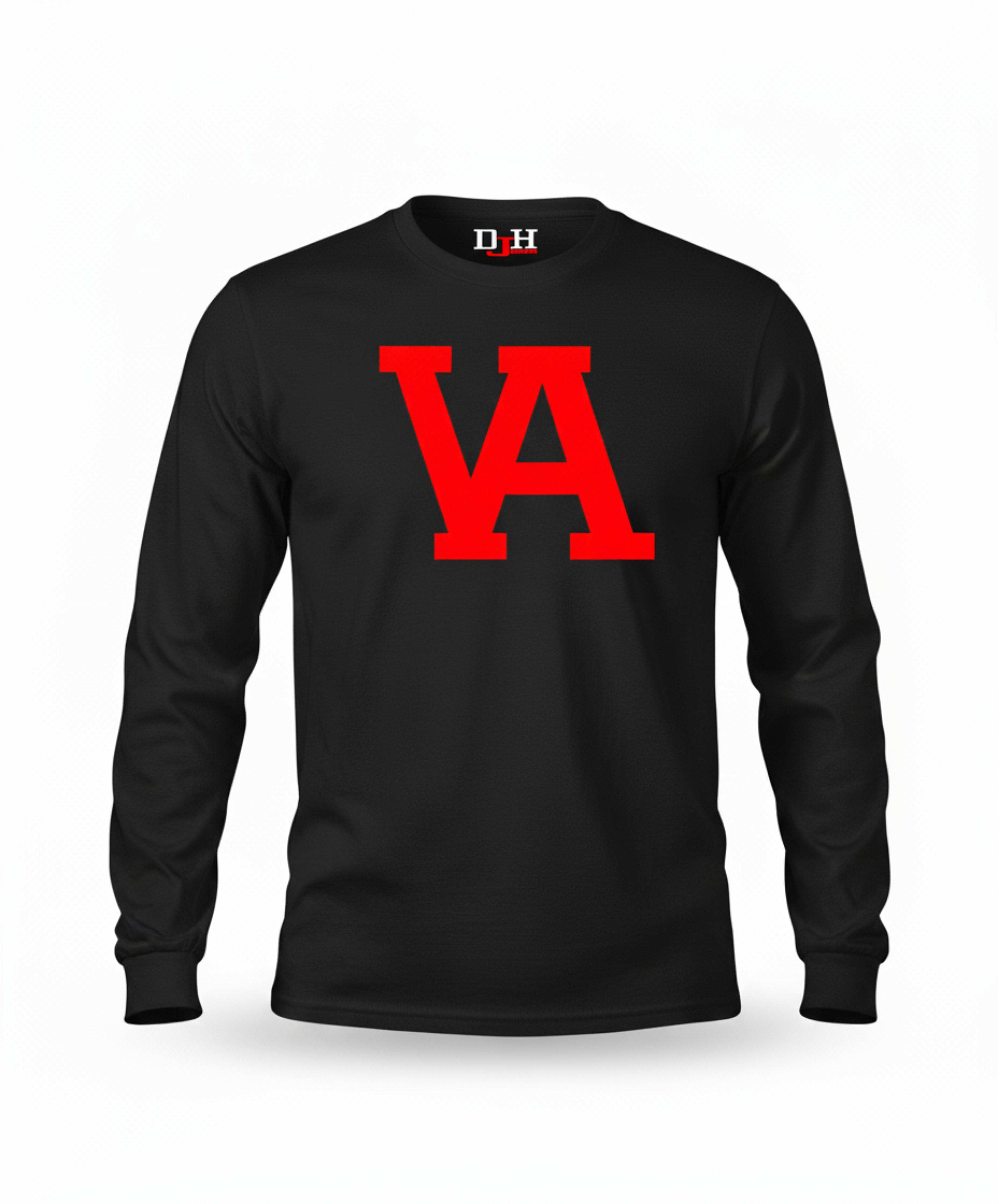 DJH Apparel | (RED) VA Vision Activated Brand Unisex Long Sleeve Tee 