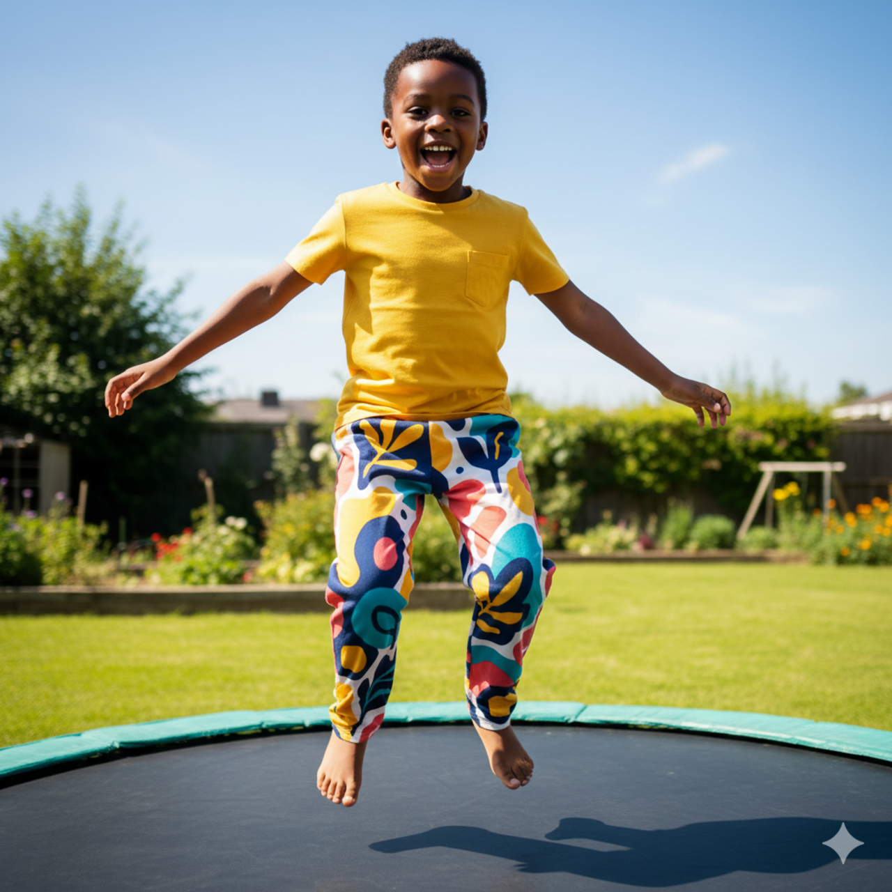 Kids Lounge Pants — Colorful Abstract Floral All-Over Print product thumbnail image Kids Lounge Pants — Colorful Abstract Floral All-Over Print product thumbnail image