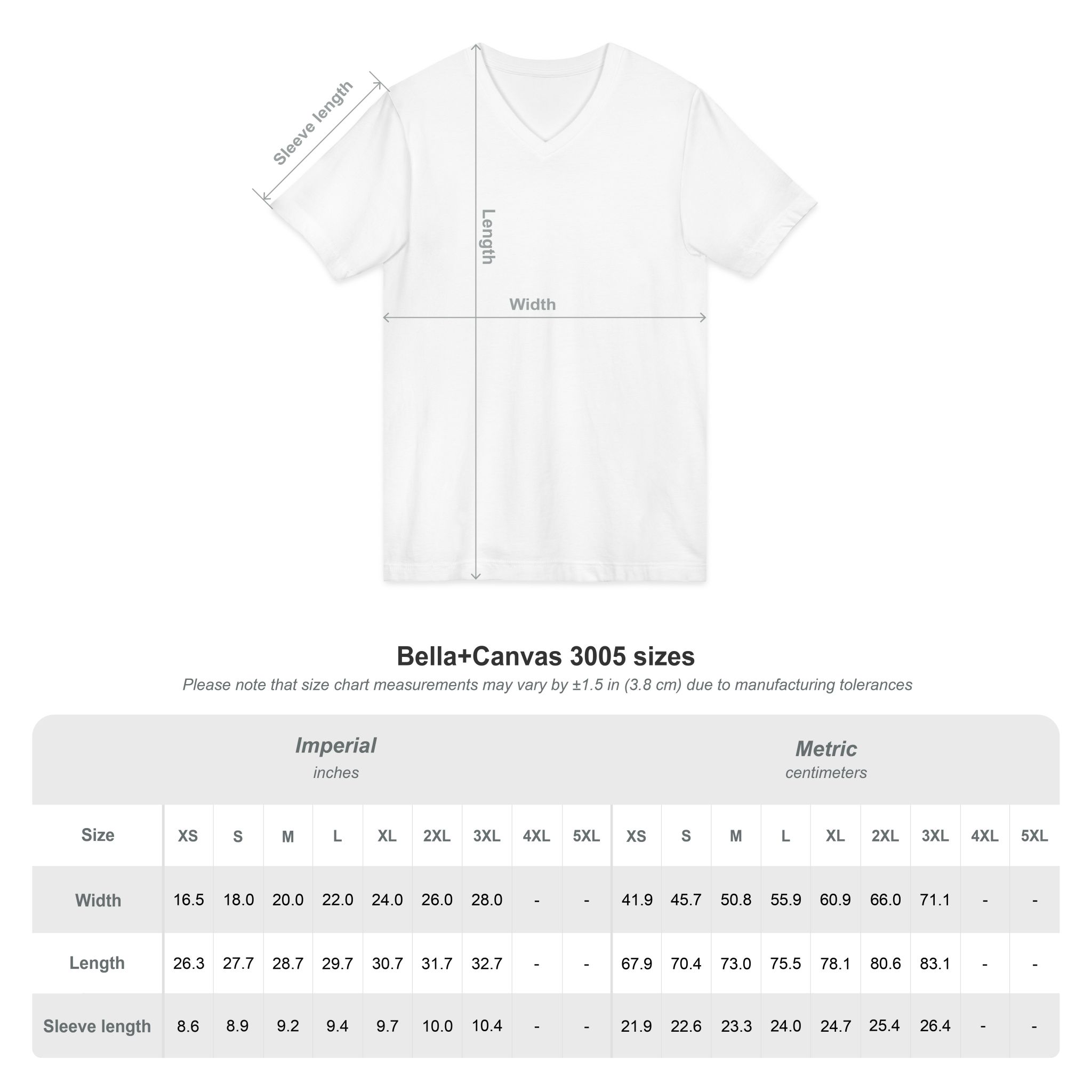 Unisex Jersey Short Sleeve V-Neck Tee product thumbnail image Unisex Jersey Short Sleeve V-Neck Tee product thumbnail image