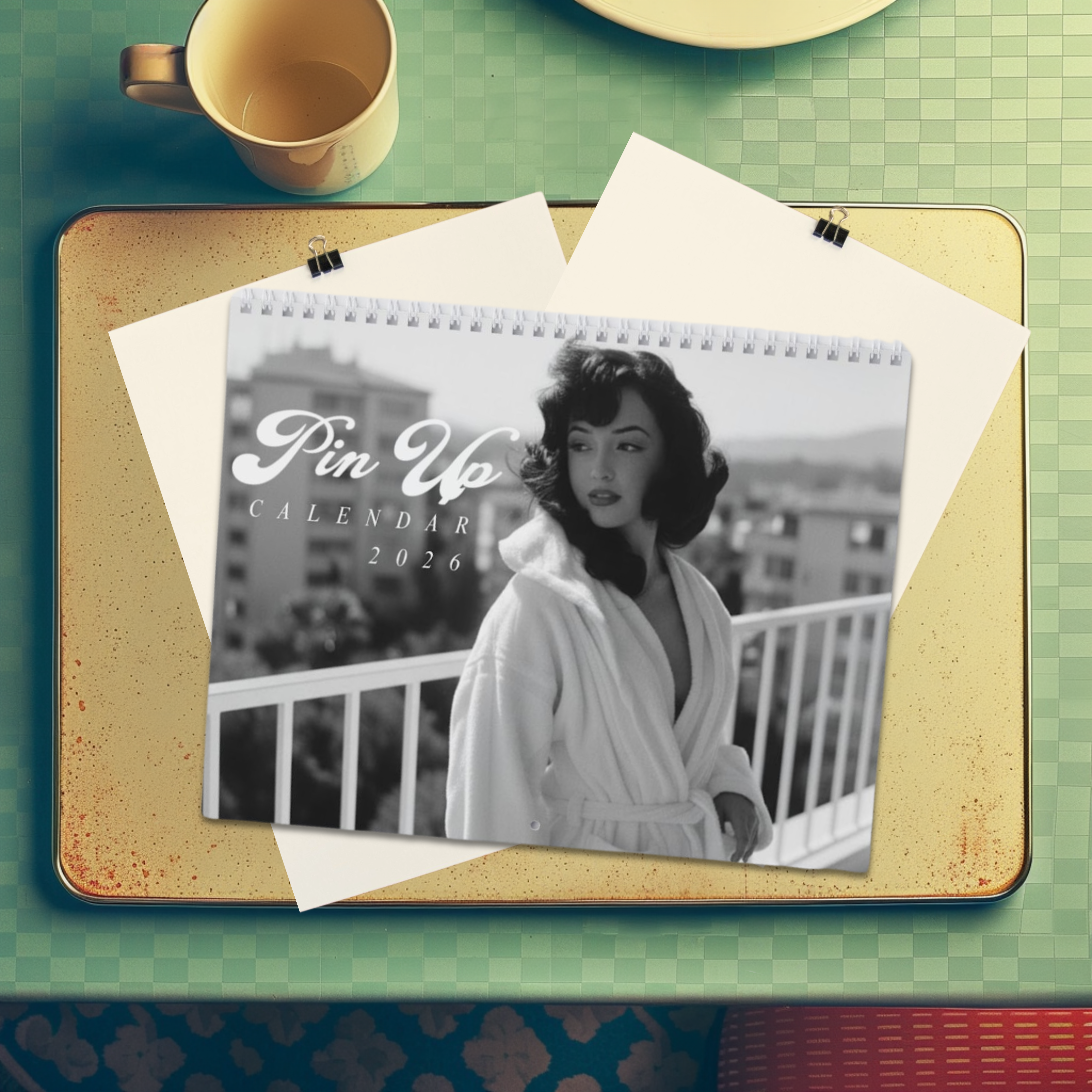 Pin Up Girl Wall Calendar 2026 Featuring Jessica Vill product thumbnail image