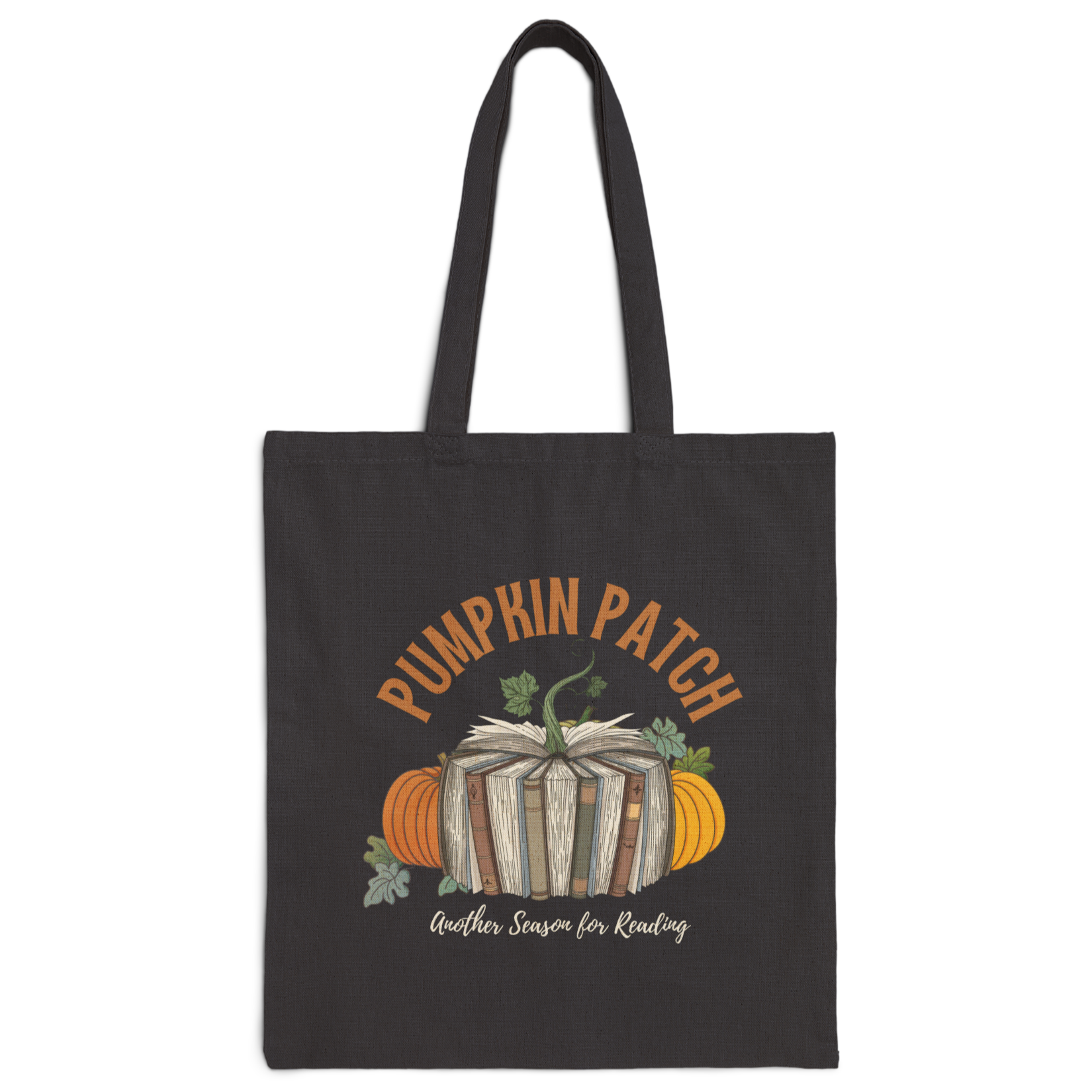 Pumpkin Patch Cotton Canvas Tote Bag product thumbnail image