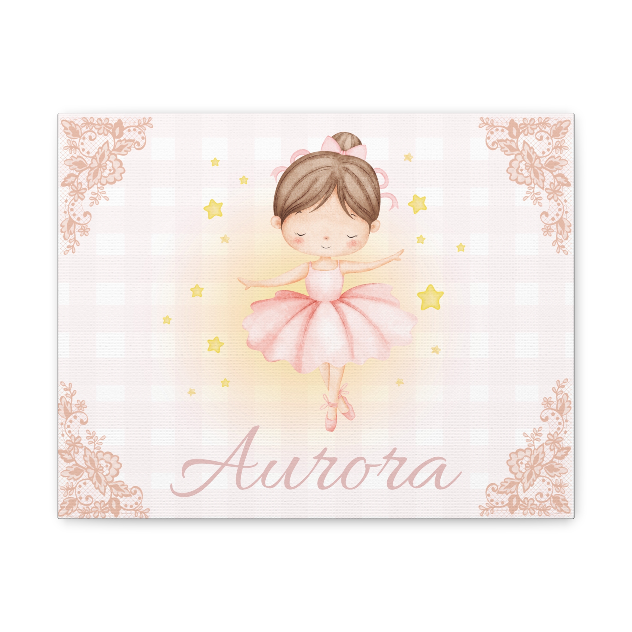 "Ballerina Love" - 14X11 (HORIZONTAL) Canvas Wall Art Nursery Print (CUSTOMIZABLE) product thumbnail image "Ballerina Love" - 14X11 (HORIZONTAL) Canvas Wall Art Nursery Print (CUSTOMIZABLE) product thumbnail image