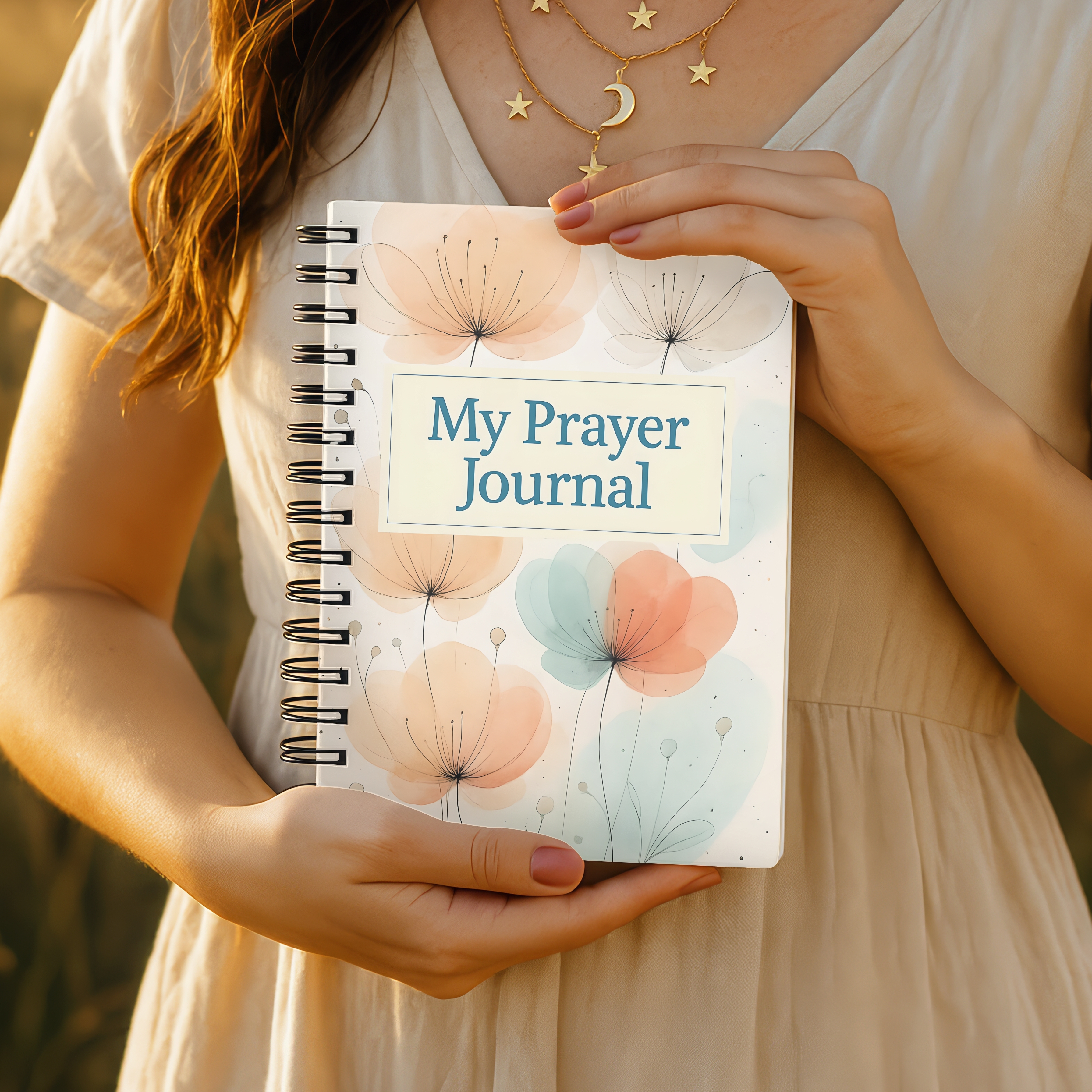 Prayer Journal Spiral Notebook Floral My Prayer Journal, Ruled Lined Notebook for Daily Devotion & Gratitude product thumbnail image Prayer Journal Spiral Notebook Floral My Prayer Journal, Ruled Lined Notebook for Daily Devotion & Gratitude product thumbnail image