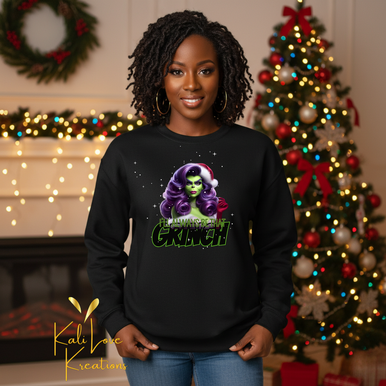 I'll Always Be That Grinch Unisex Heavy Blend™ Crewneck Sweatshirt product thumbnail image I'll Always Be That Grinch Unisex Heavy Blend™ Crewneck Sweatshirt product thumbnail image