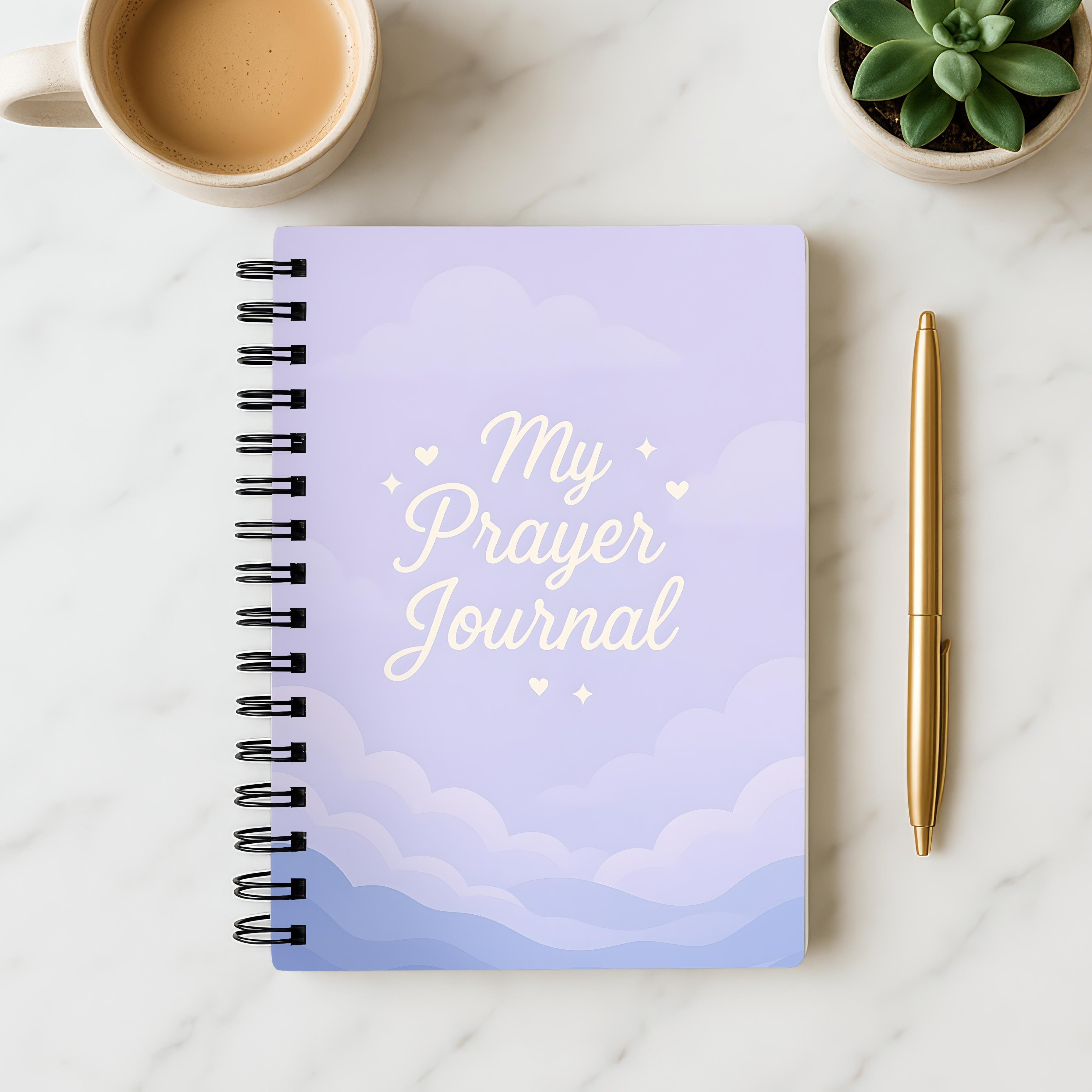 Prayer Journal Spiral Notebook My Prayer Journal" Ruled Notebook for Faith &amp; Reflection product thumbnail image