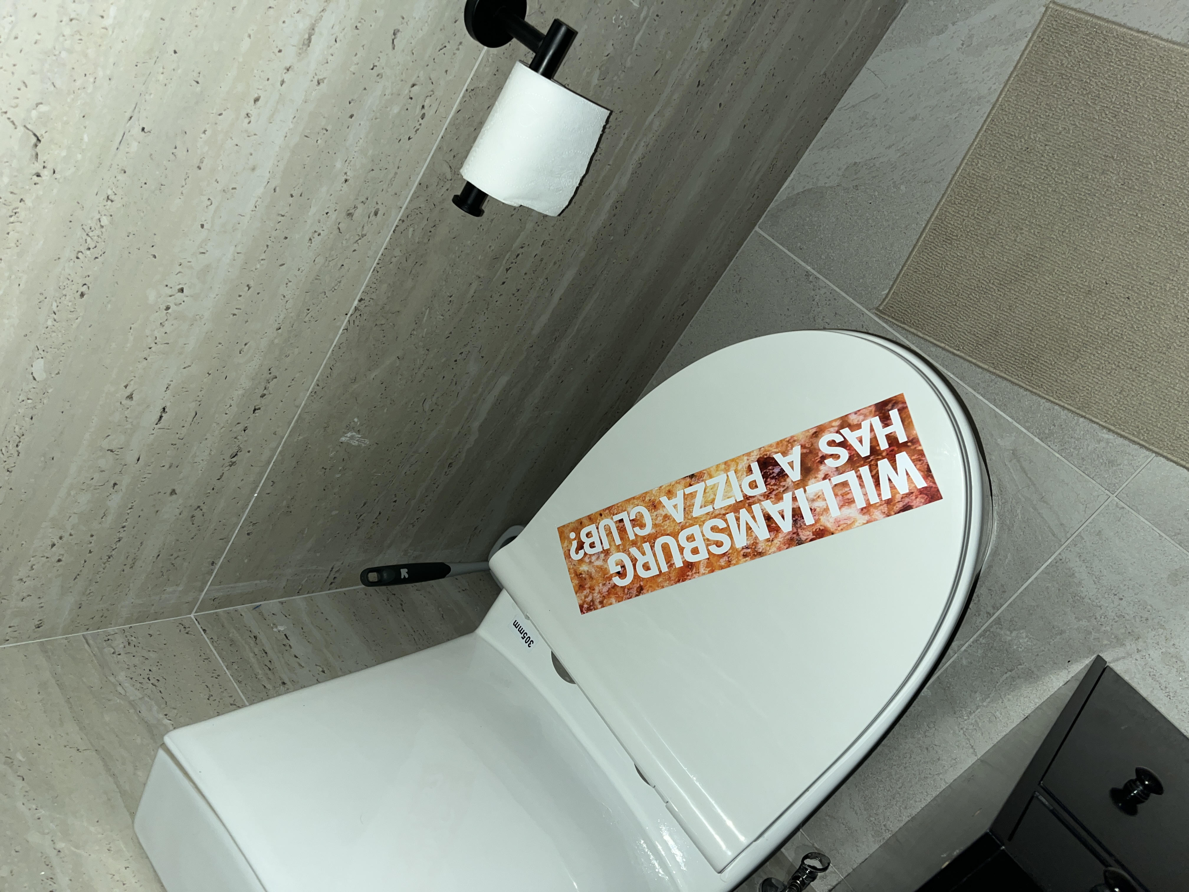 Williamsburg Has a Pizza Club Sticker - Pizza Variant product thumbnail image