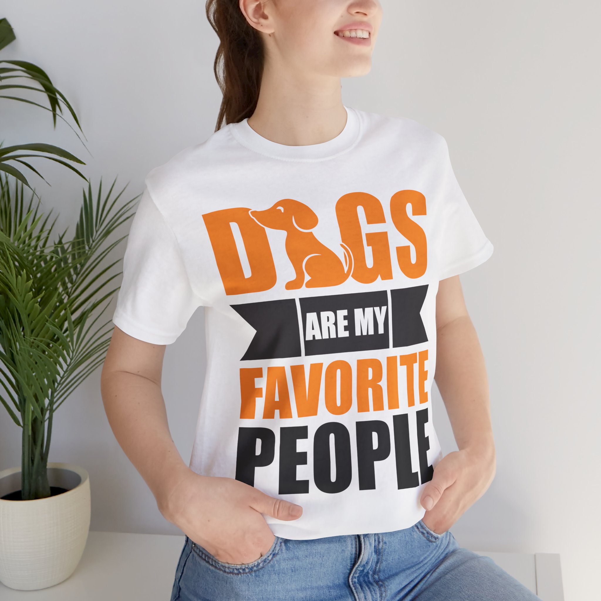 Funny Quote "Dogs are my Favorite People" T shirt  product thumbnail image