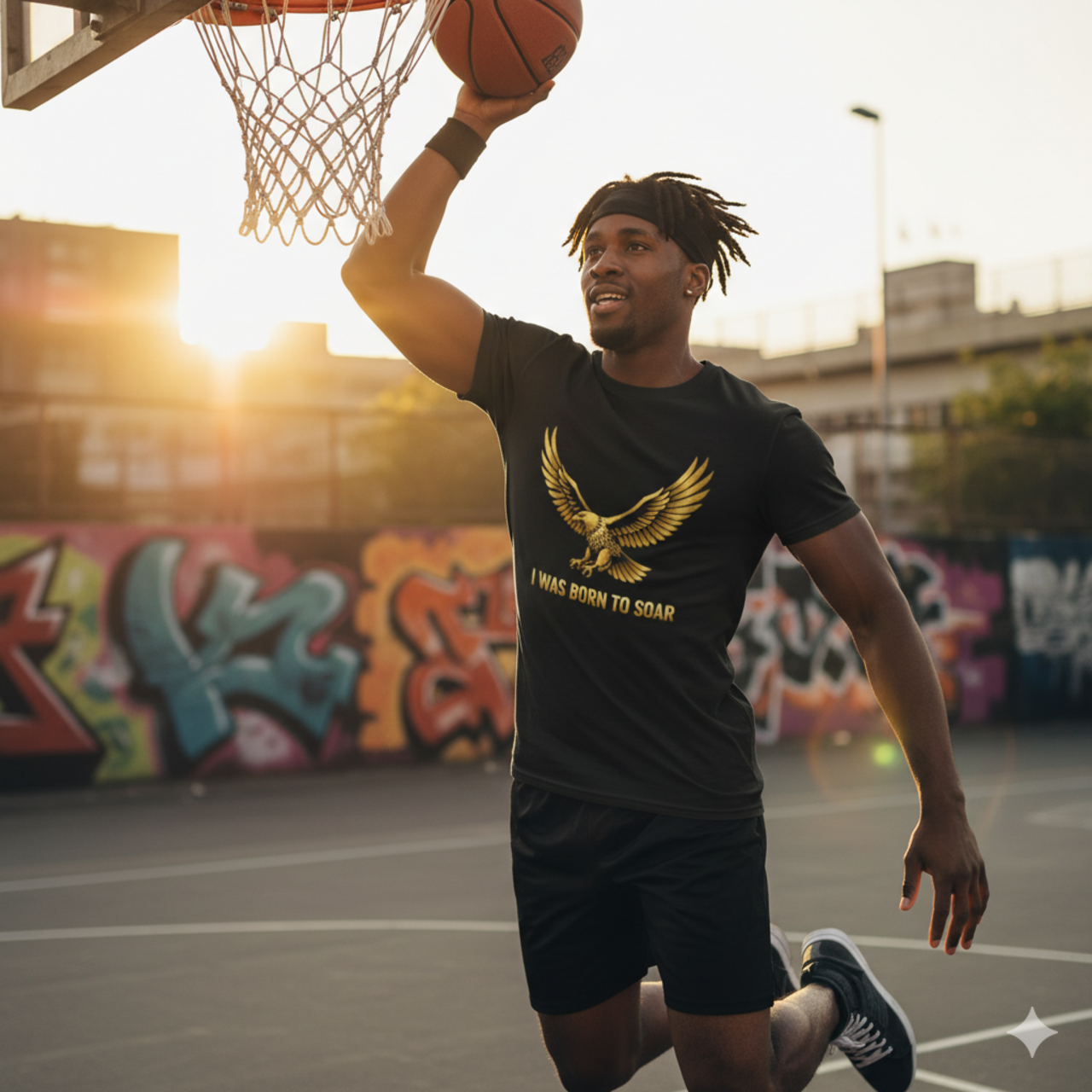 Eagle Graphic Tee — "I Was Born to Soar" Motivational T-Shirt product thumbnail image Eagle Graphic Tee — "I Was Born to Soar" Motivational T-Shirt product thumbnail image